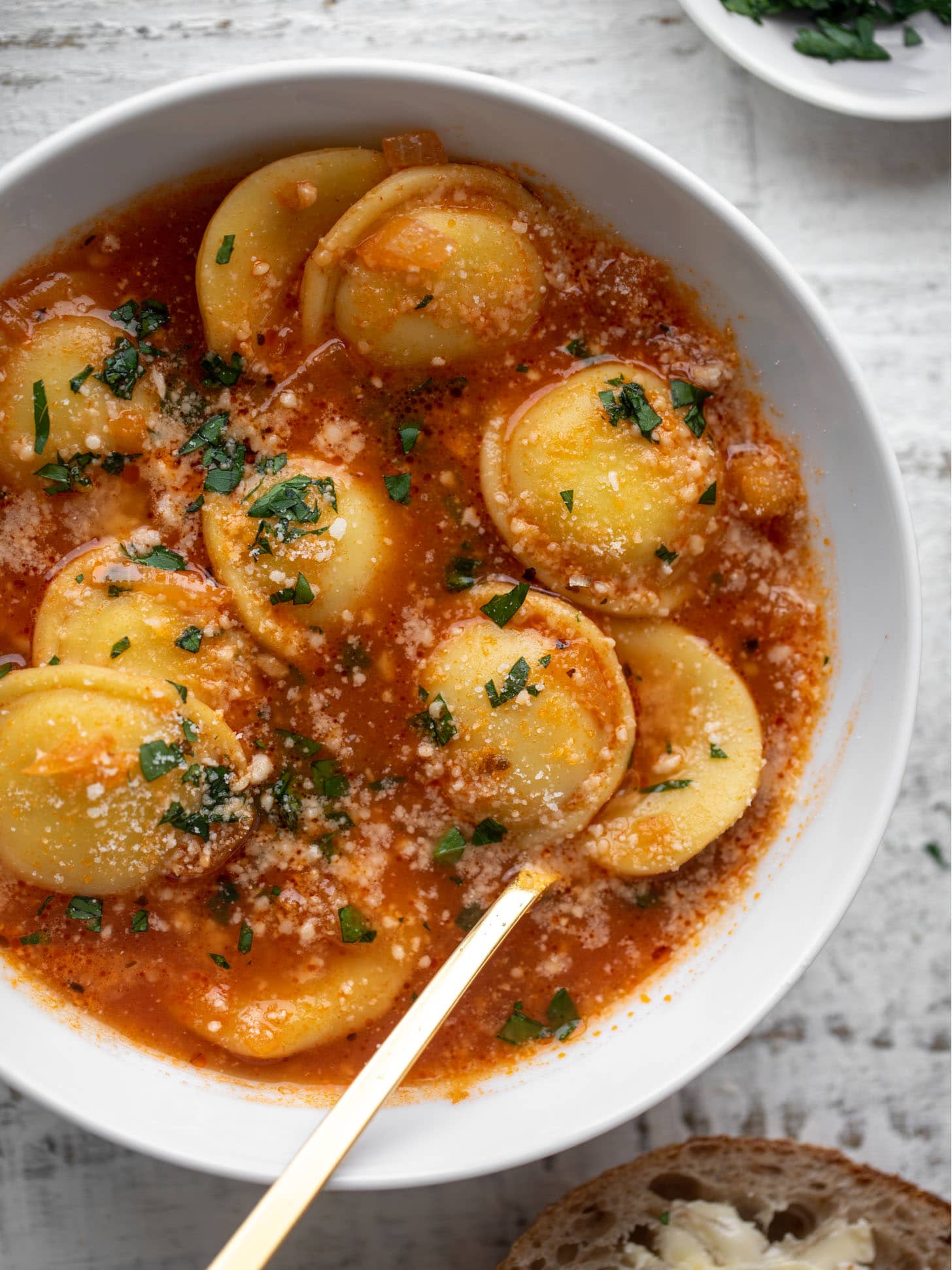 quick and easy ravioli soup