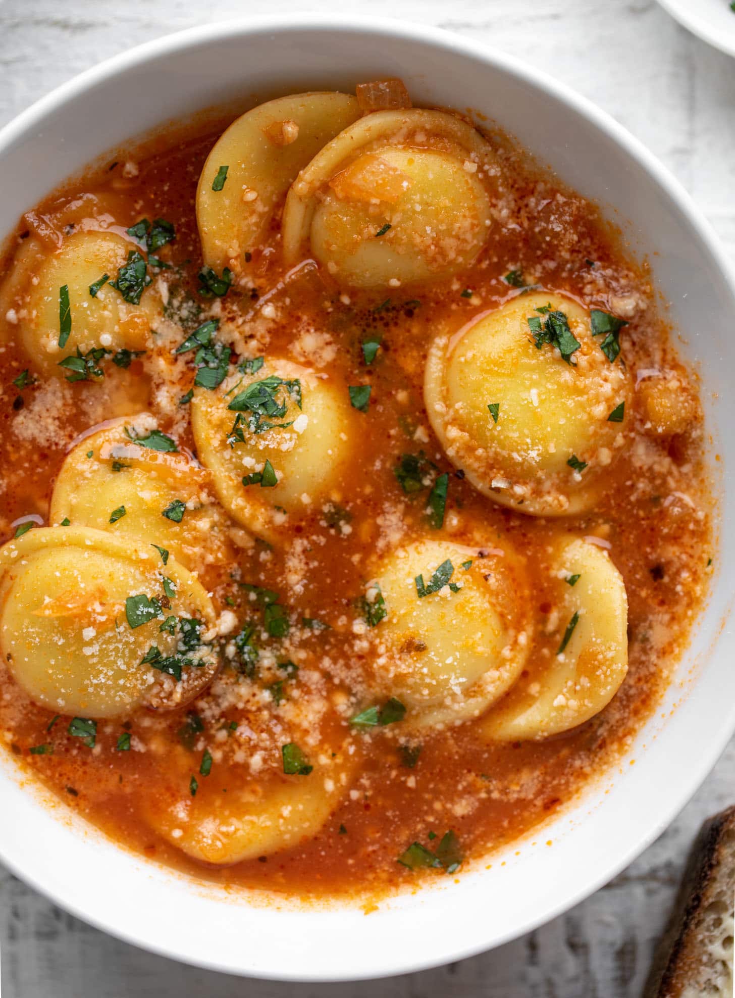quick and easy ravioli soup
