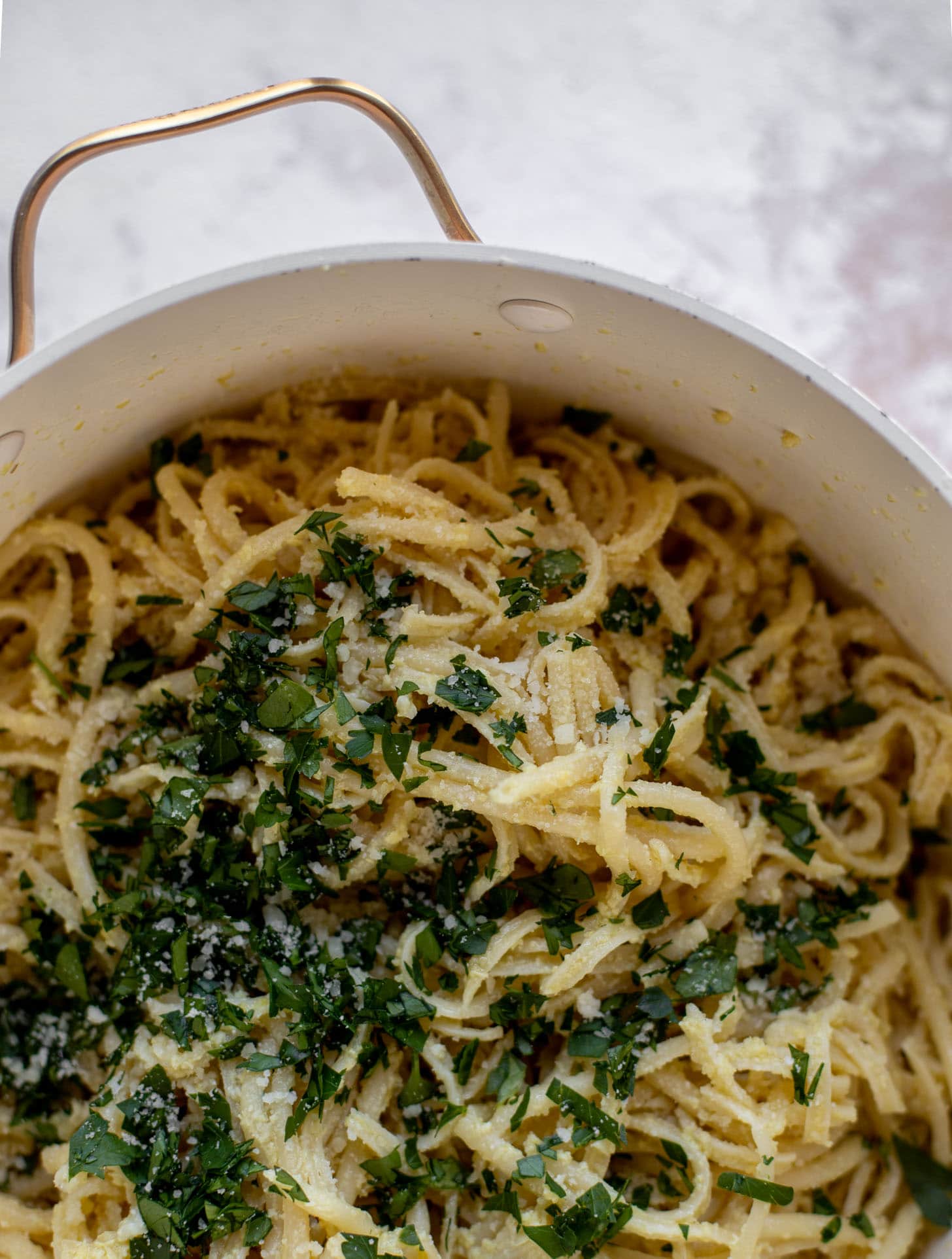 weeknight pasta with artichoke sauce