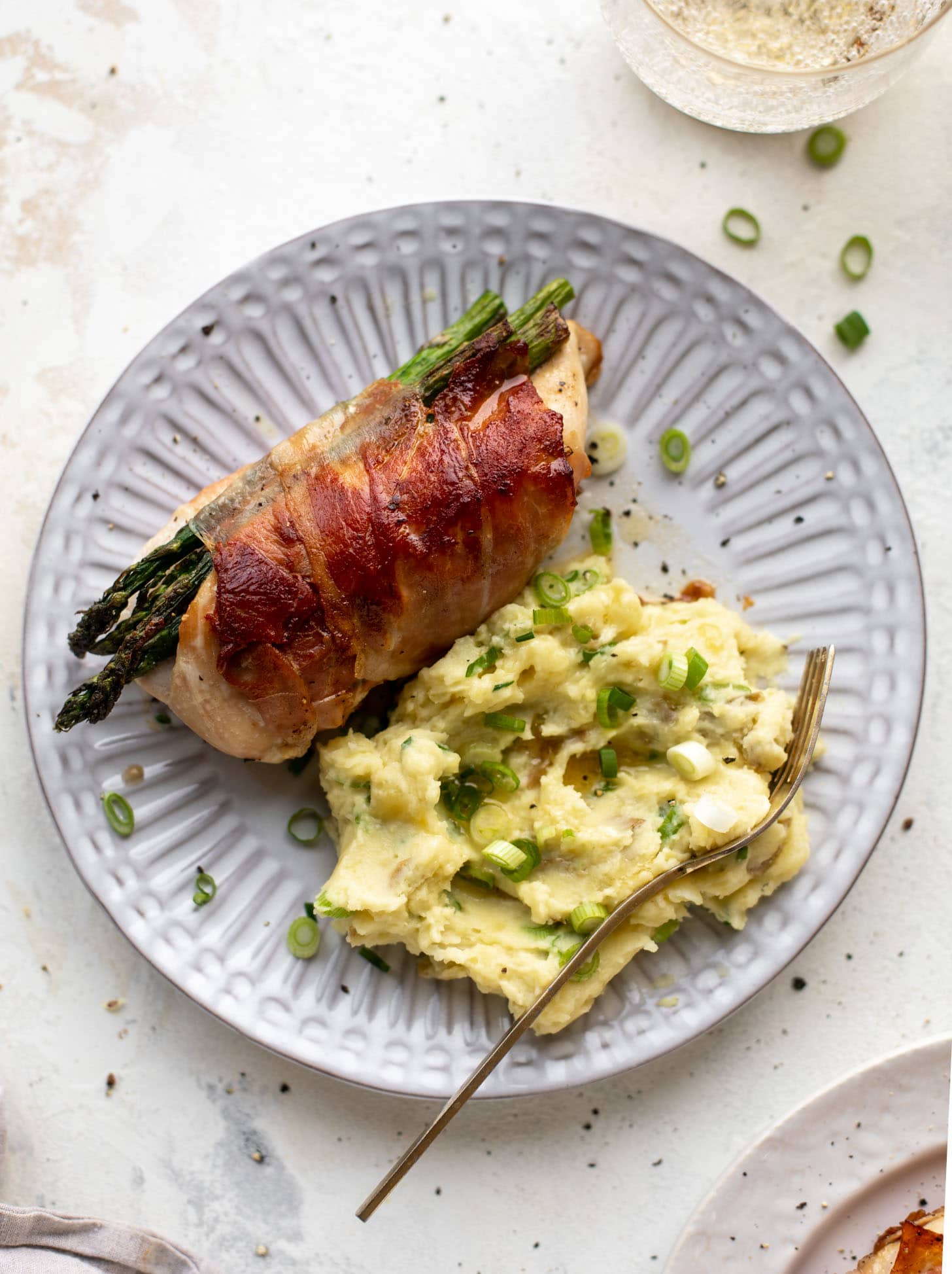 prosciutto wrapped asparagus stuffed chicken