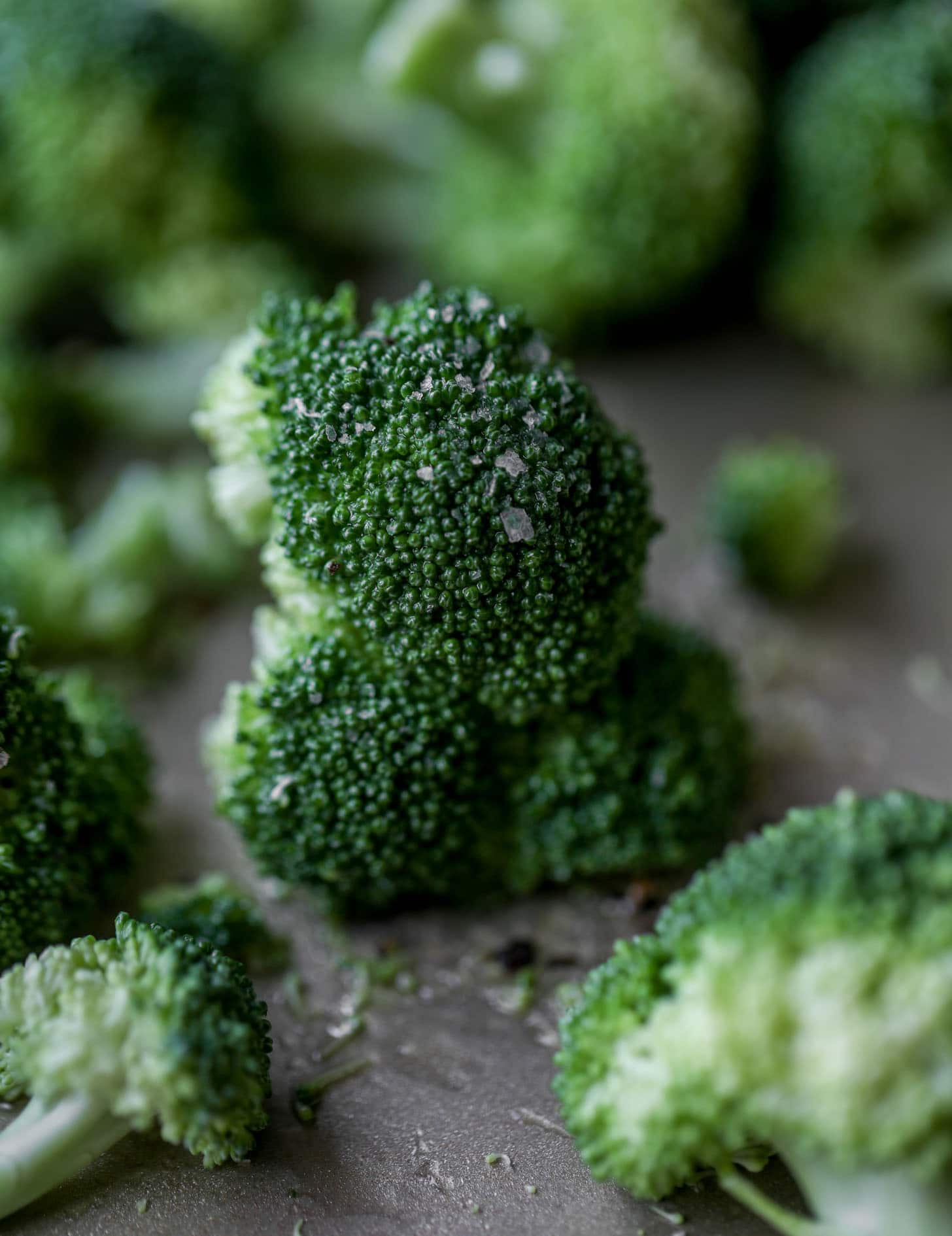 brócoli listo para asar