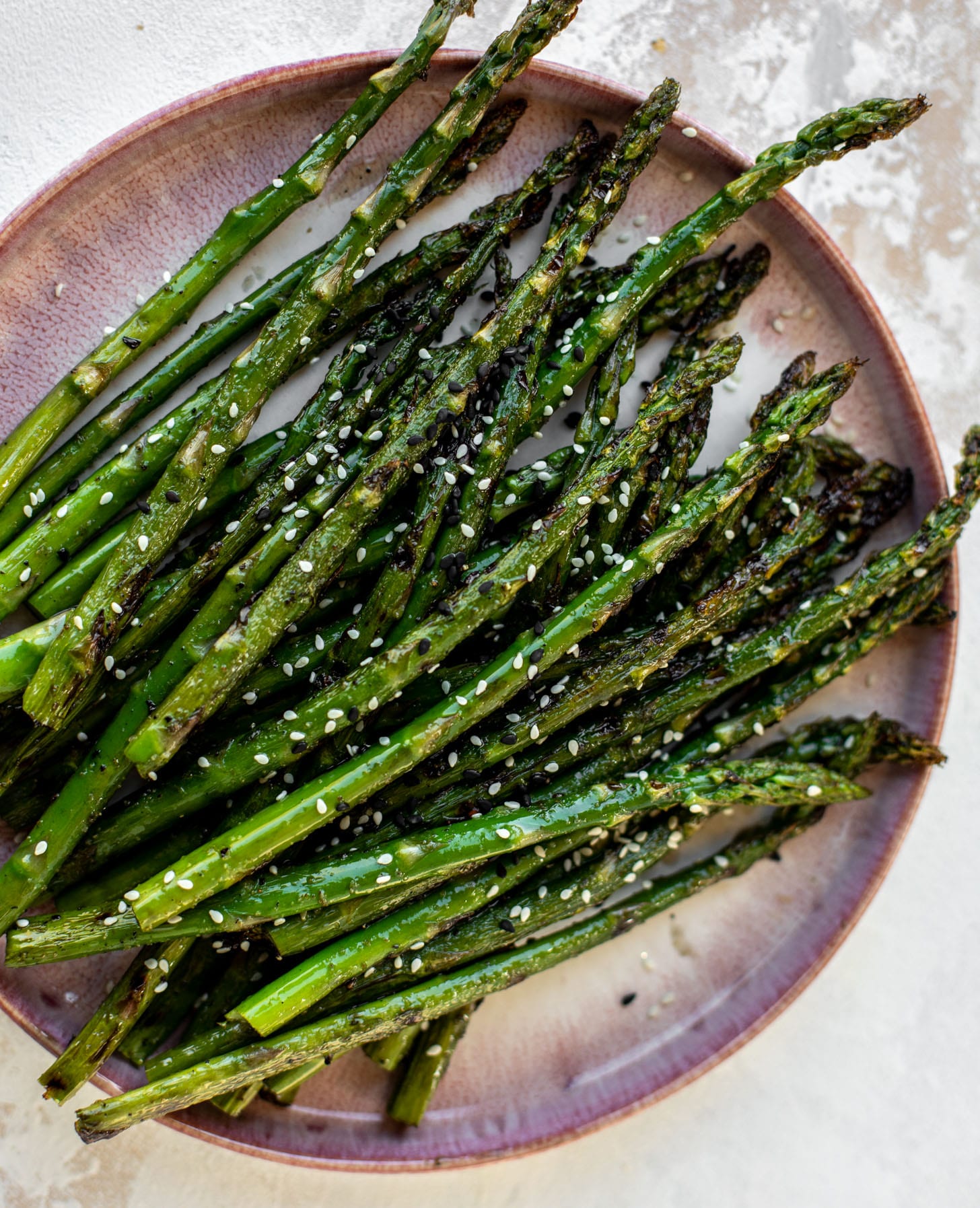 grilled sesame asparagus