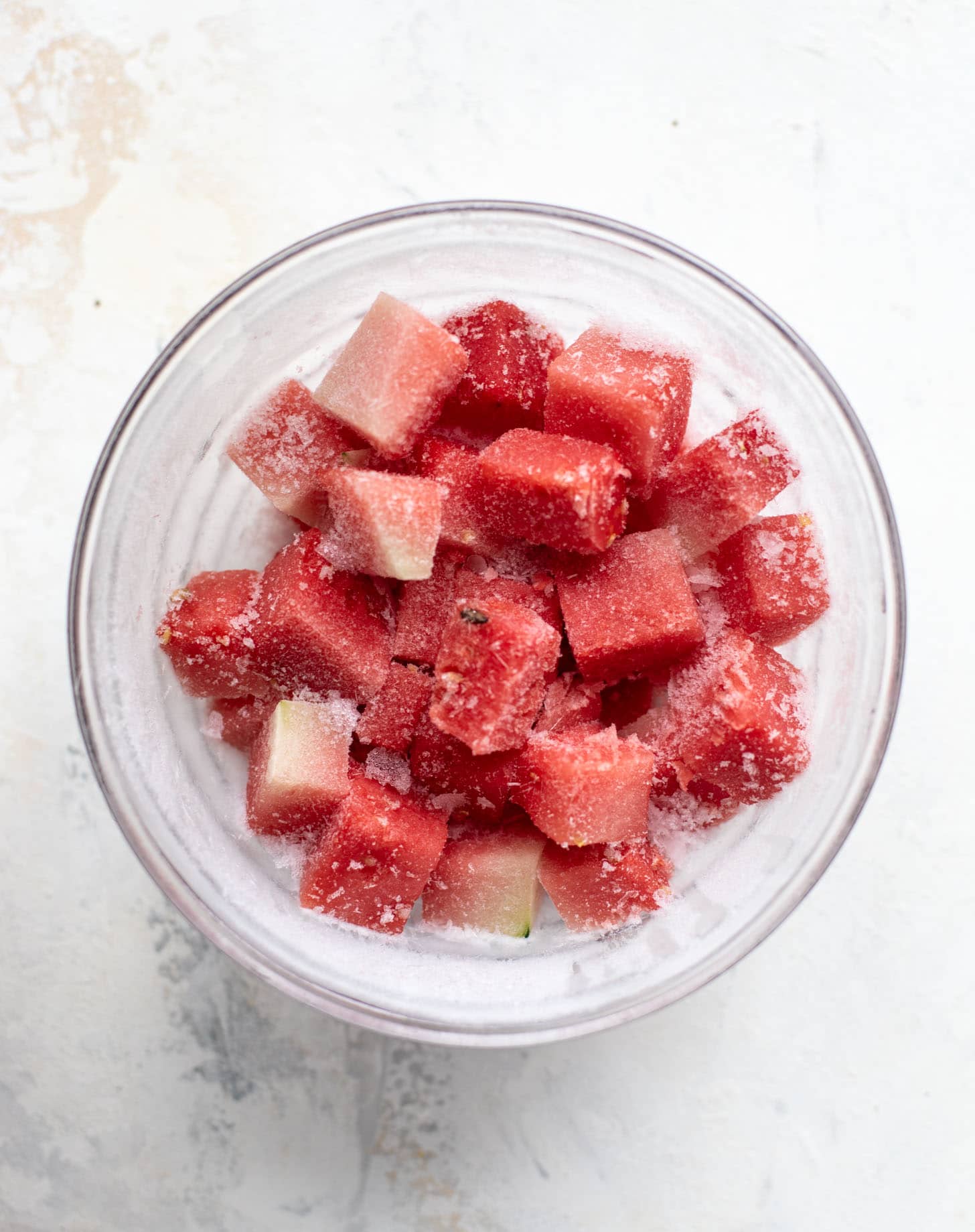 frozen watermelon cubes