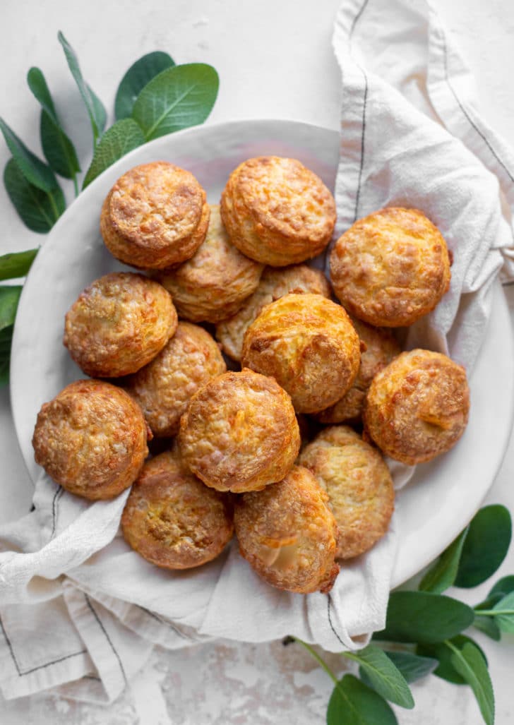 Smoked Cheddar Sour Cream Biscuits. - How Sweet Eats