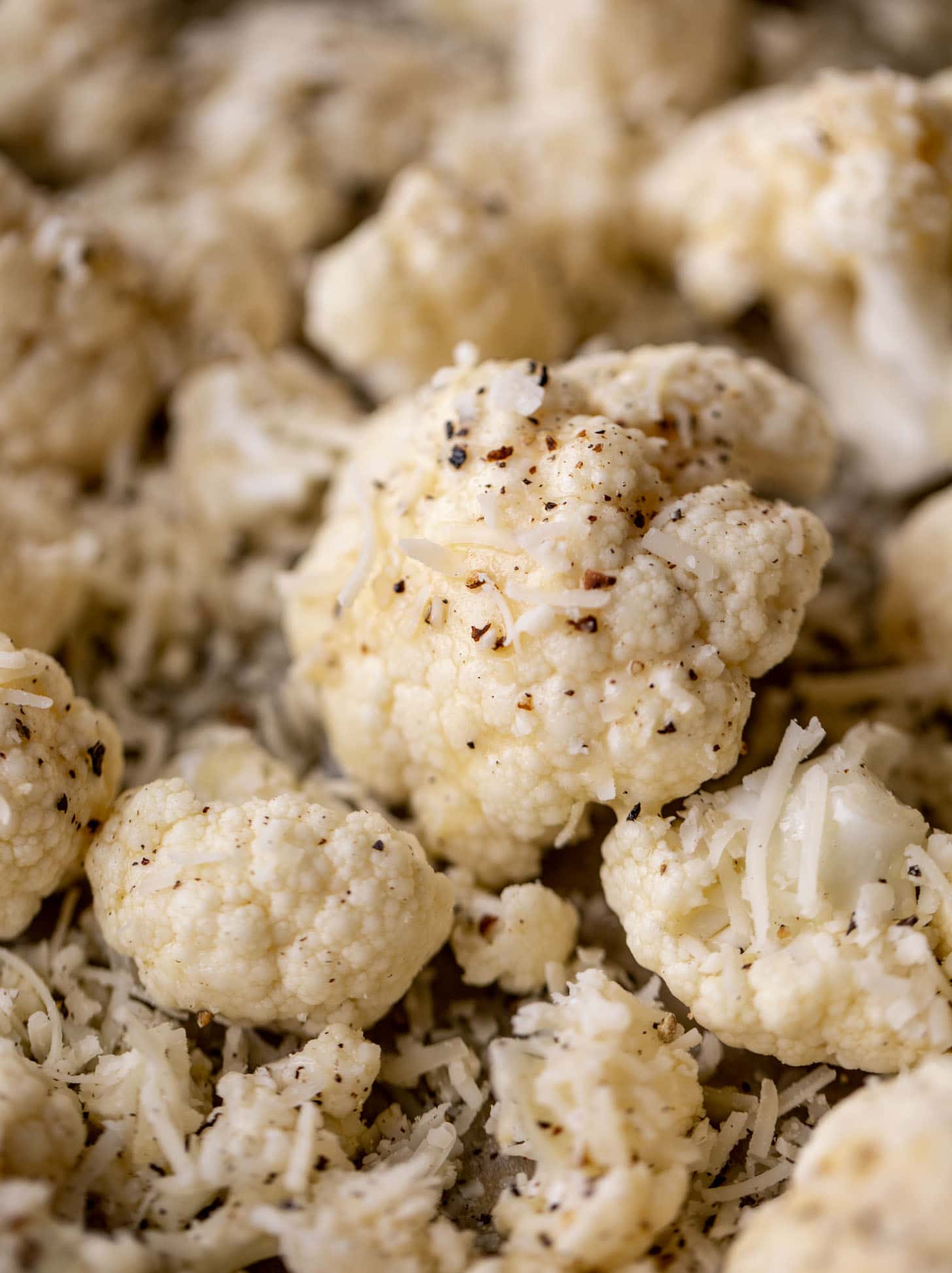 cauliflower ready for the oven