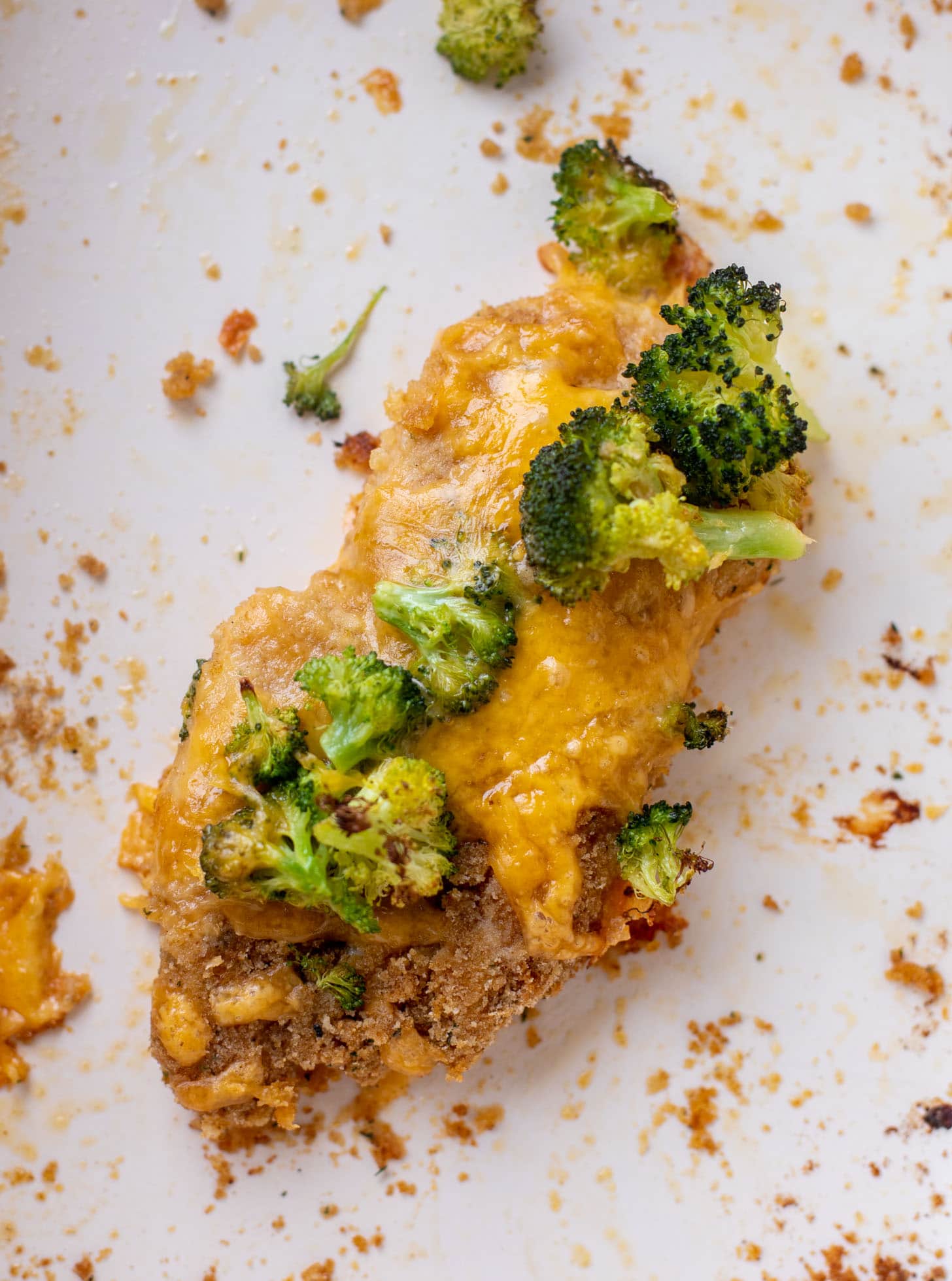 crispy broccoli cheddar melt chicken