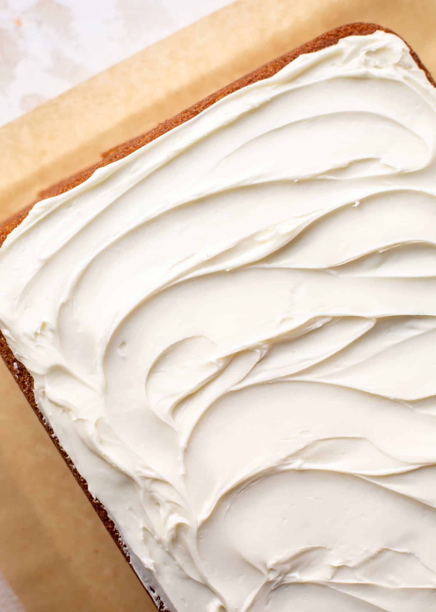 Orange Cake with Coconut Cream Cheese Frosting.