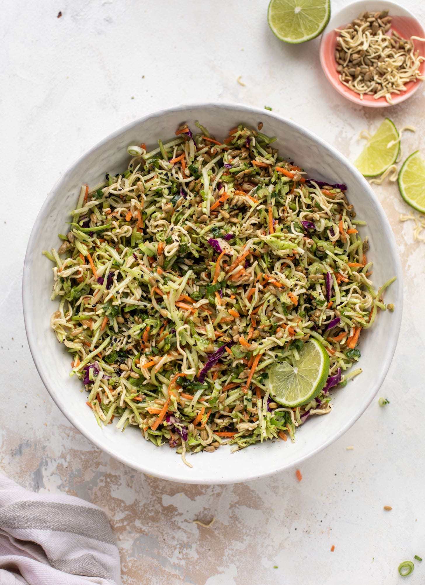 the best broccoli slaw with lime