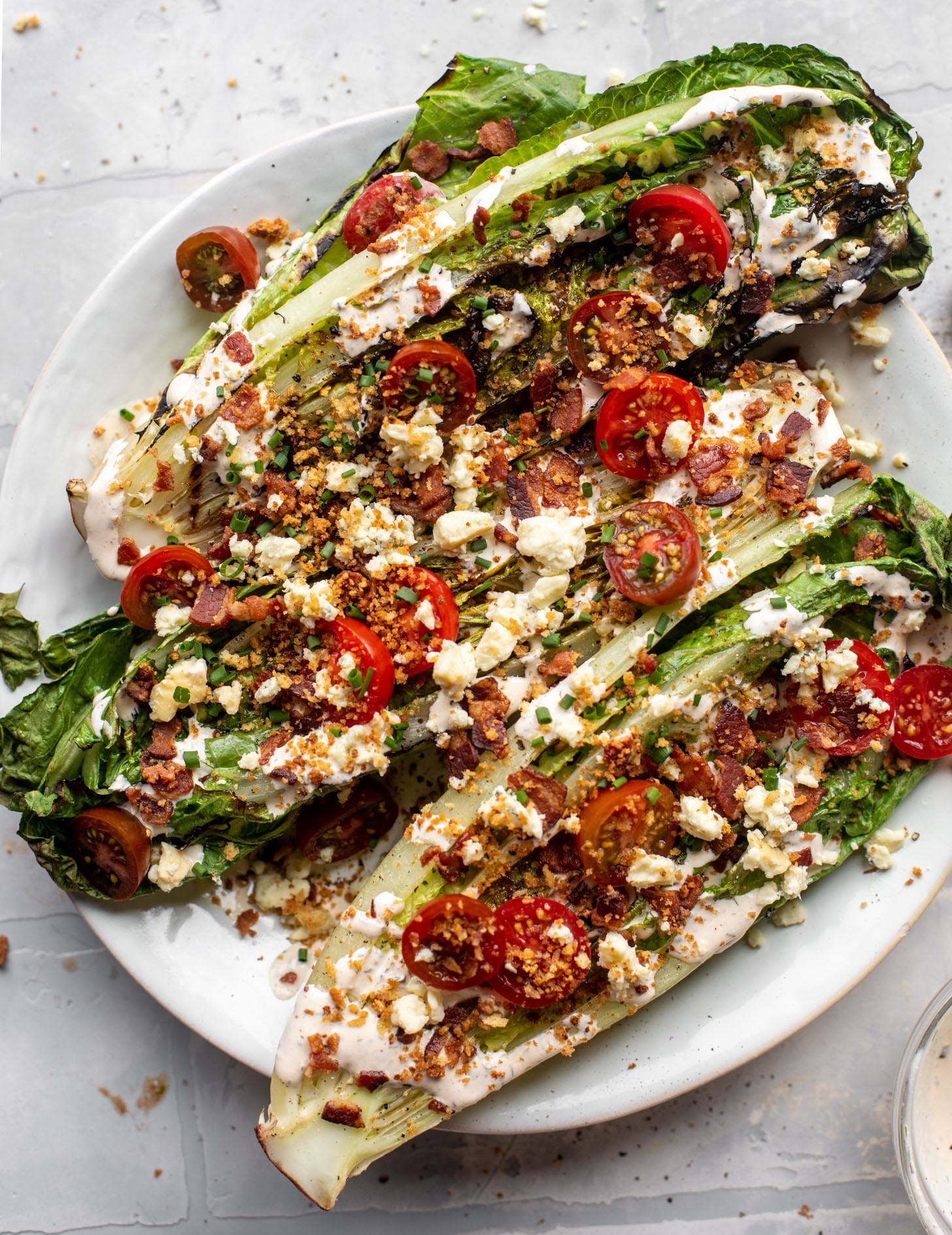 Our Favorite Grilled Romaine Salads.