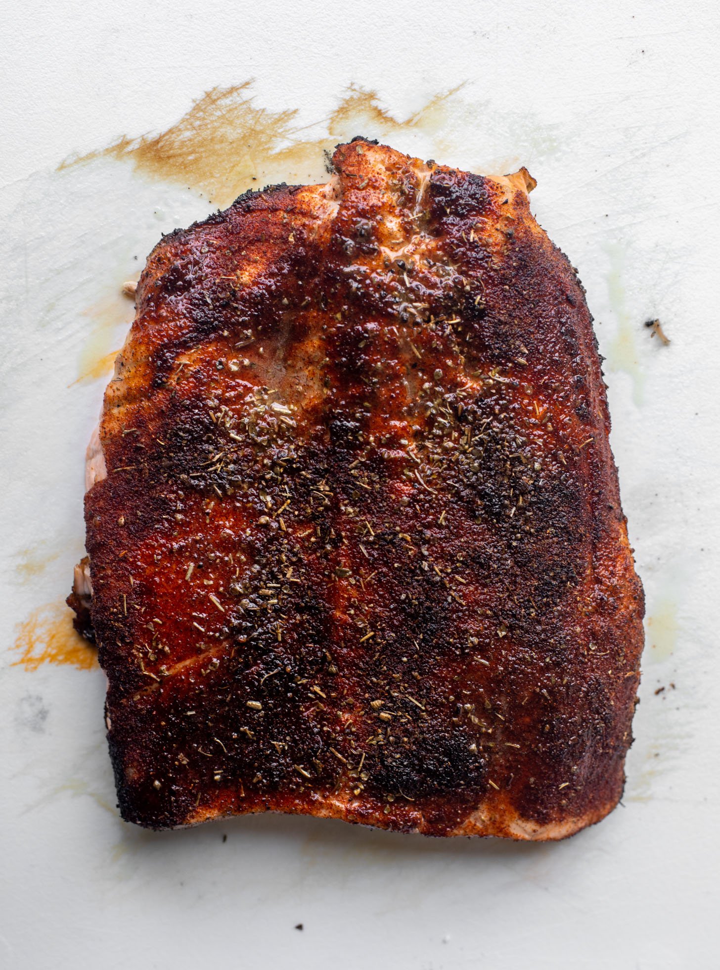 blackened grilled salmon