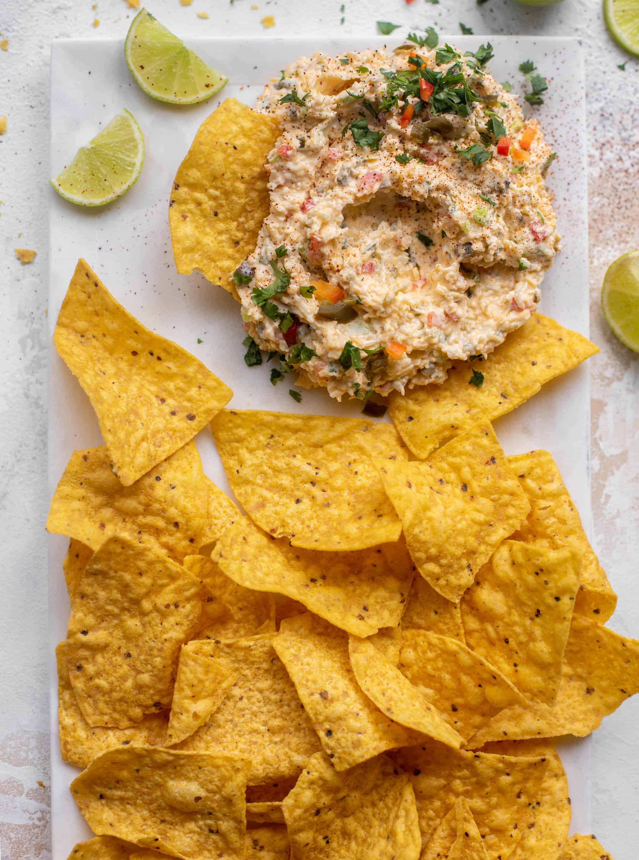 creamy chilled queso dip