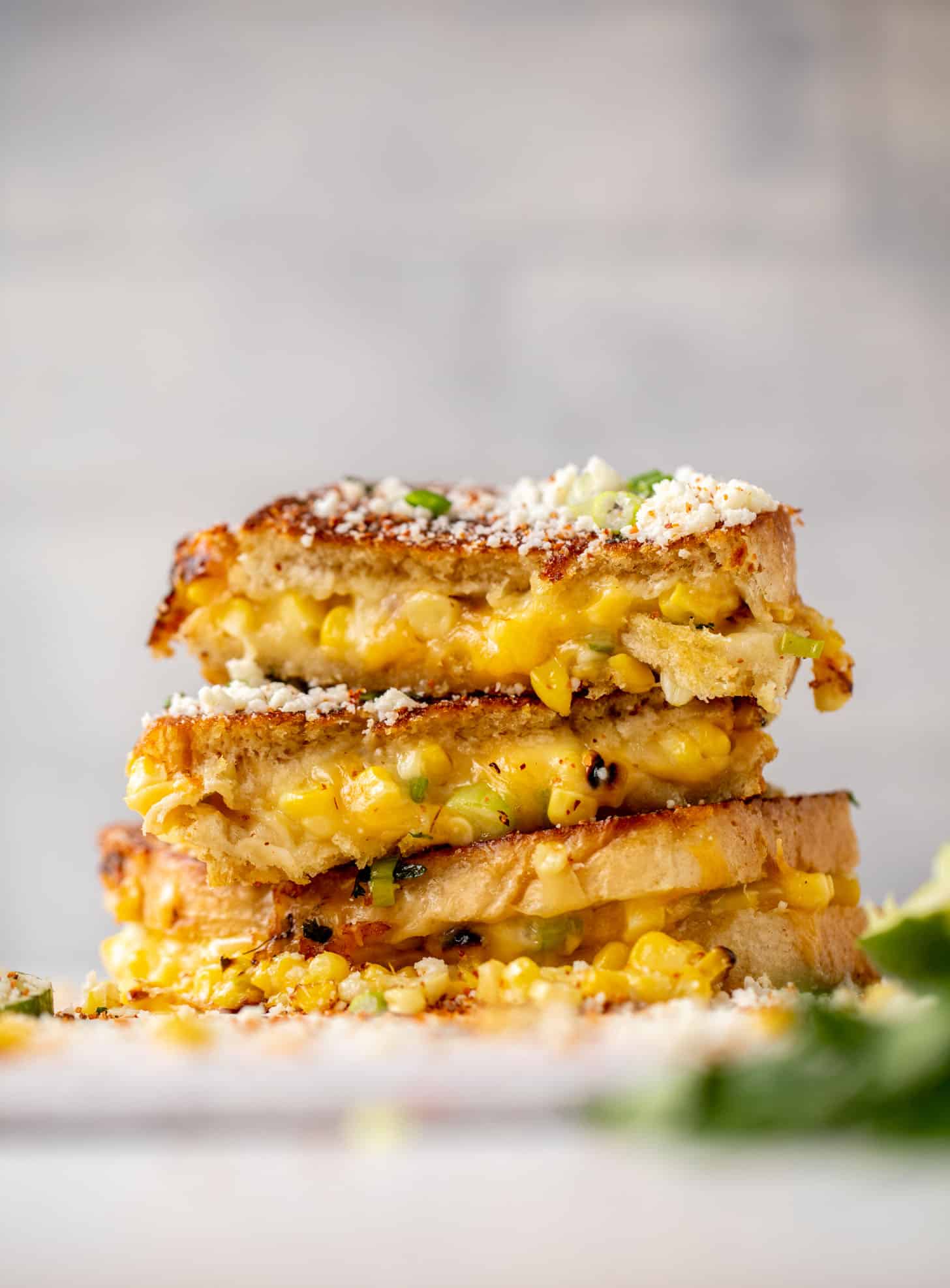 Grilled Street Corn Grilled Cheese.