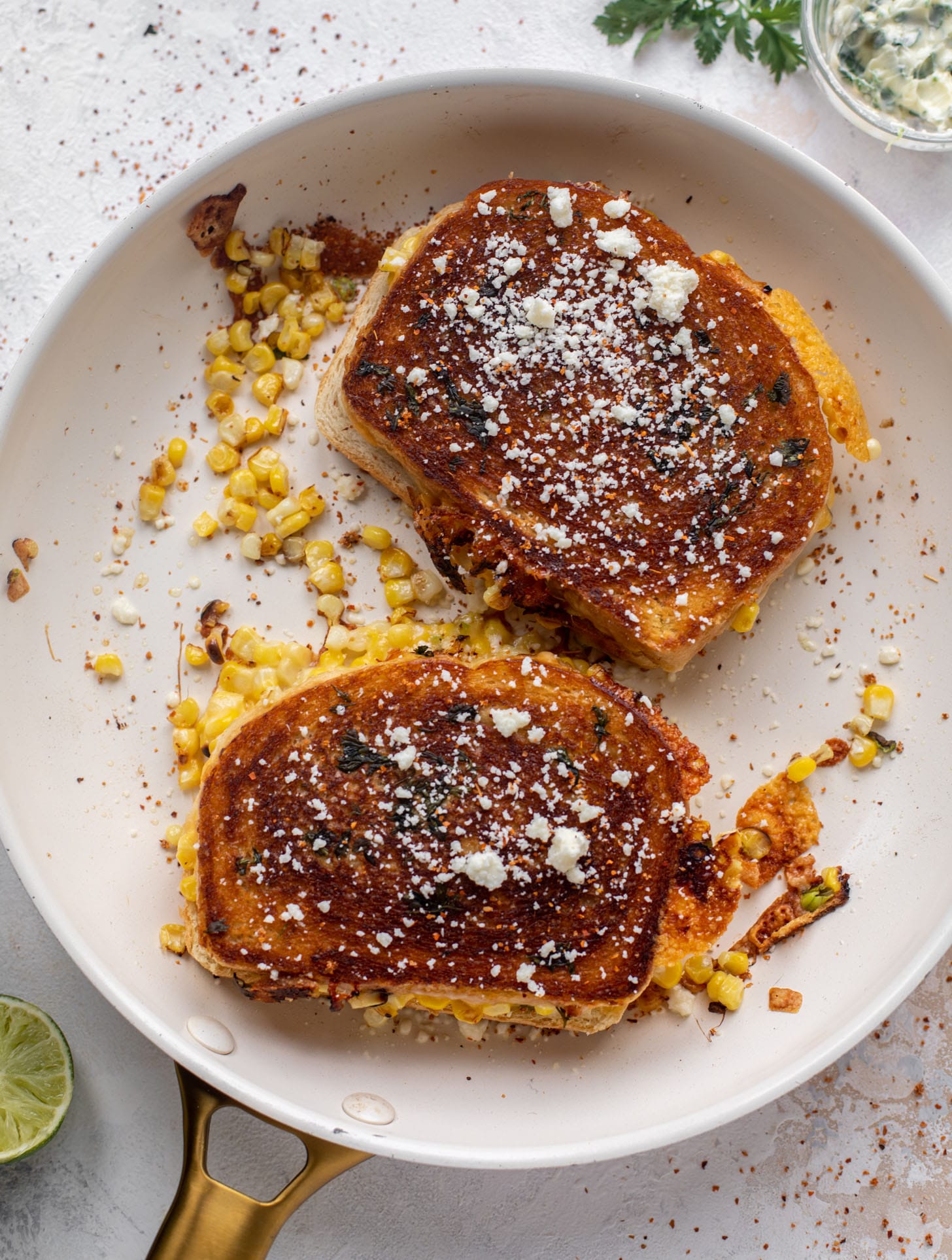 street corn grilled cheese
