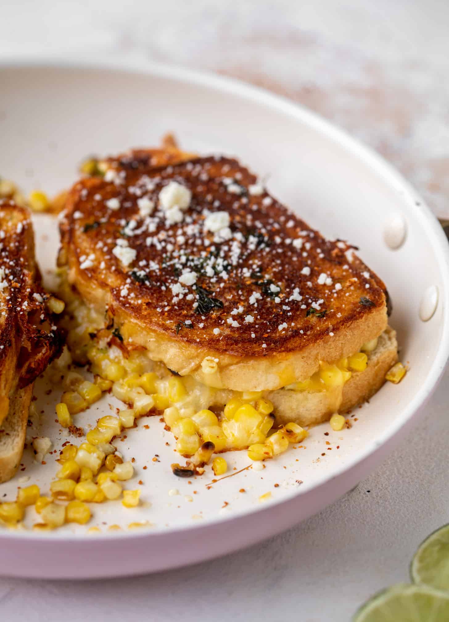 street corn grilled cheese