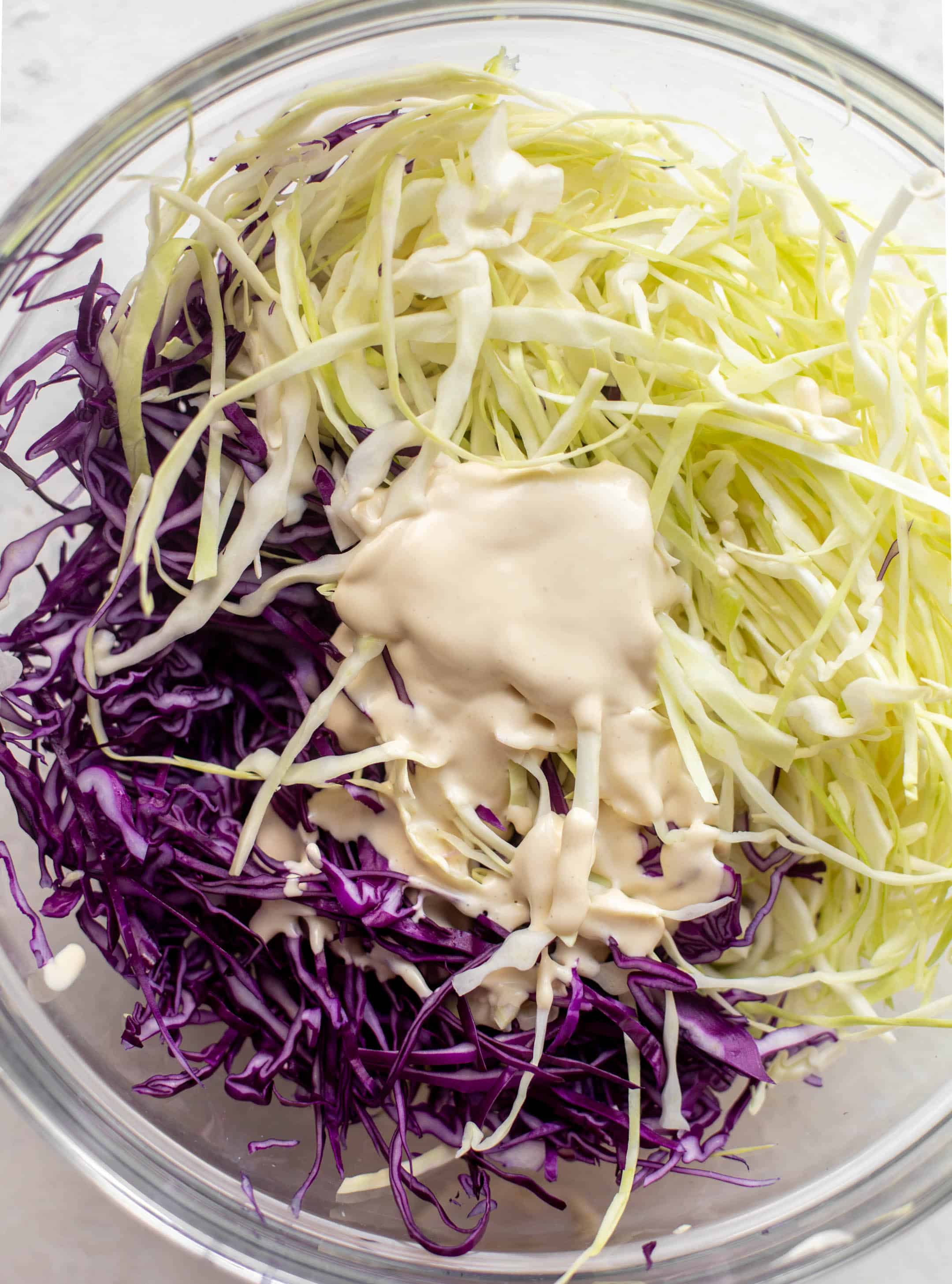 cabbage with caesar dressing