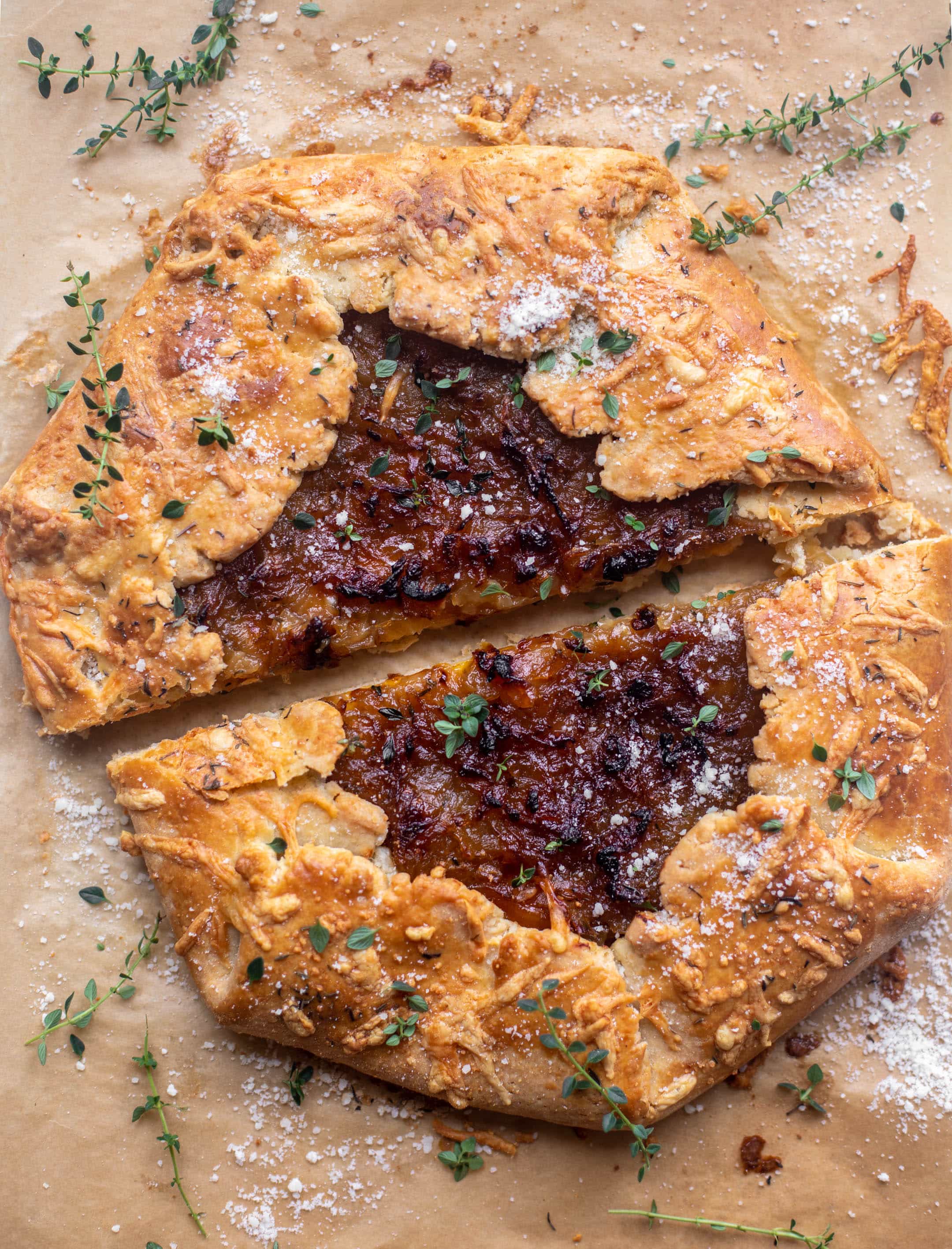 french onion galette