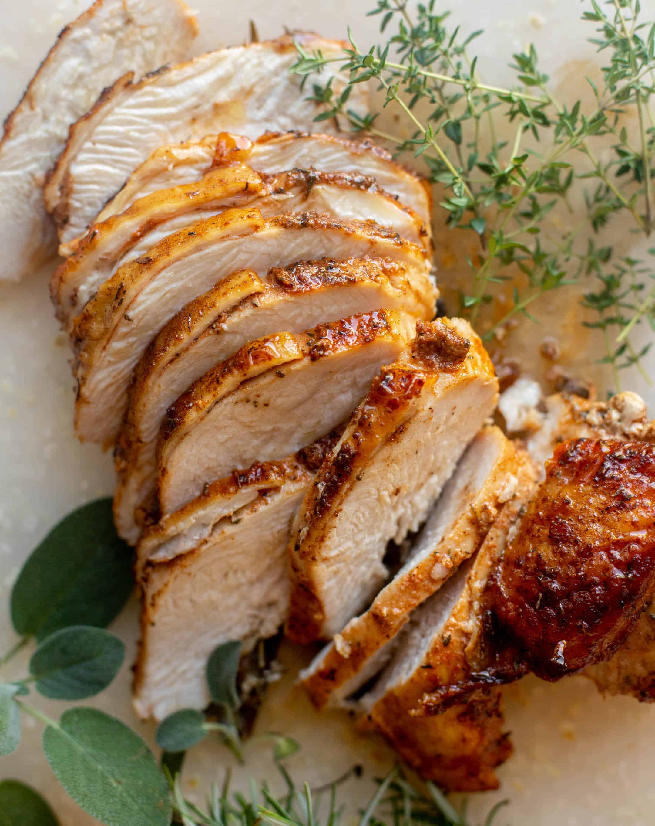 easy roasted turkey breast with gravy
