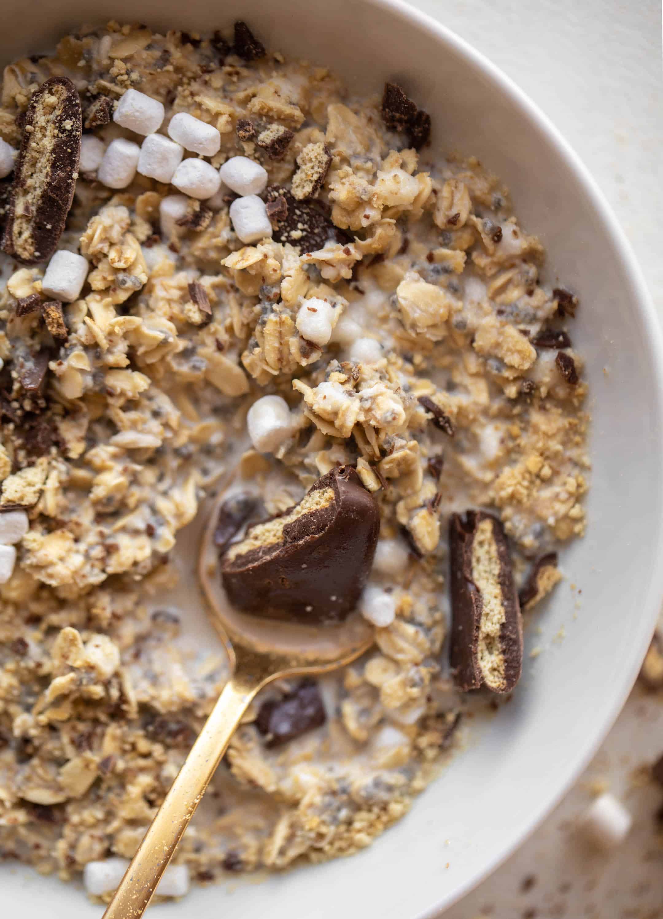 s'mores overnight oats