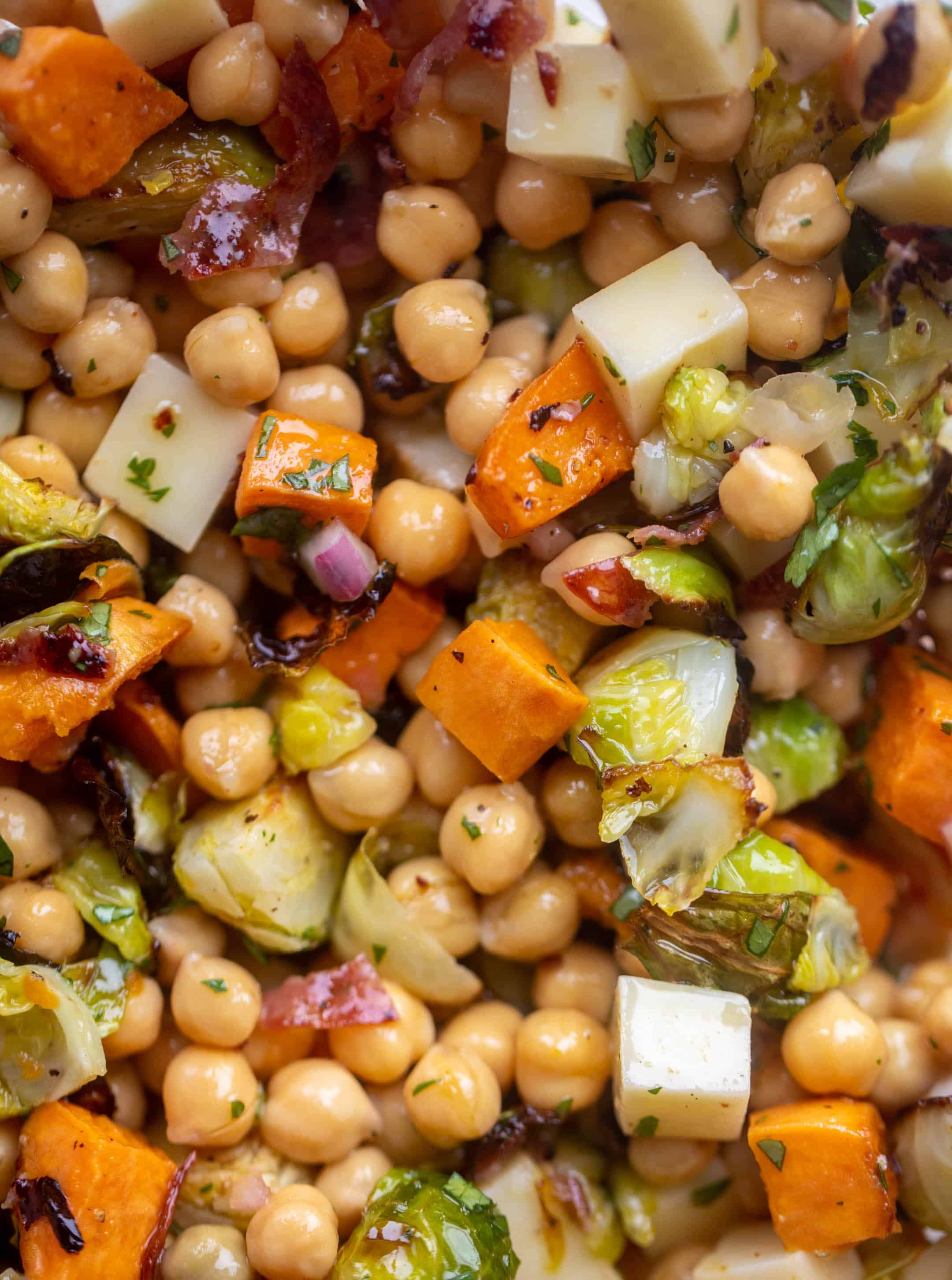 lunchtime winter chickpea salad