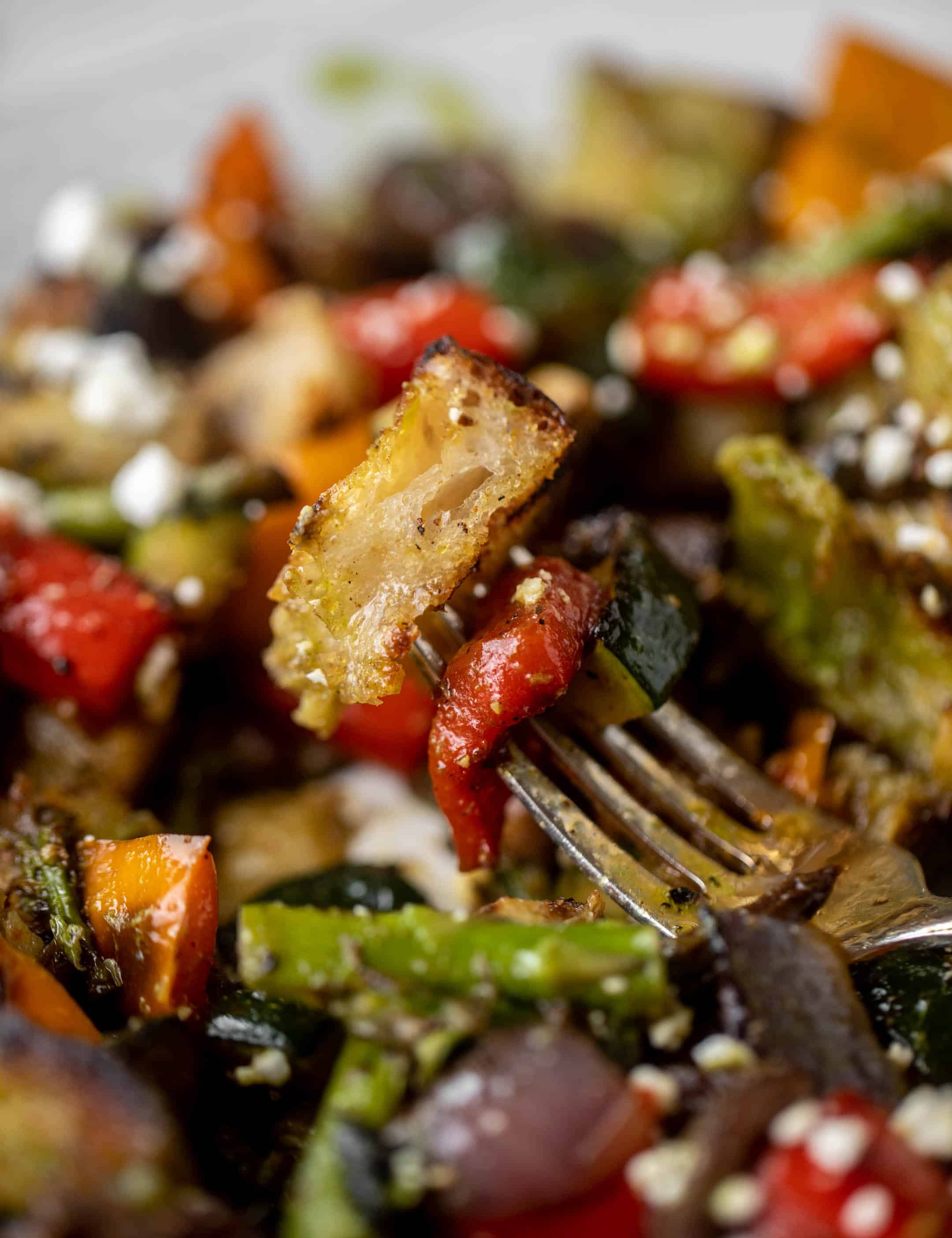 grilled vegetable panzanella