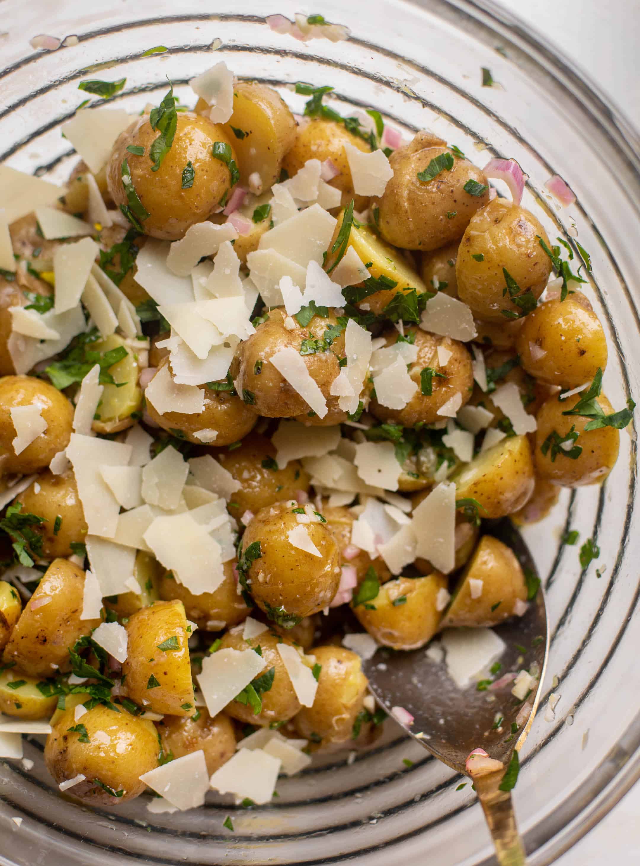 potato salad with piccata vinaigrette
