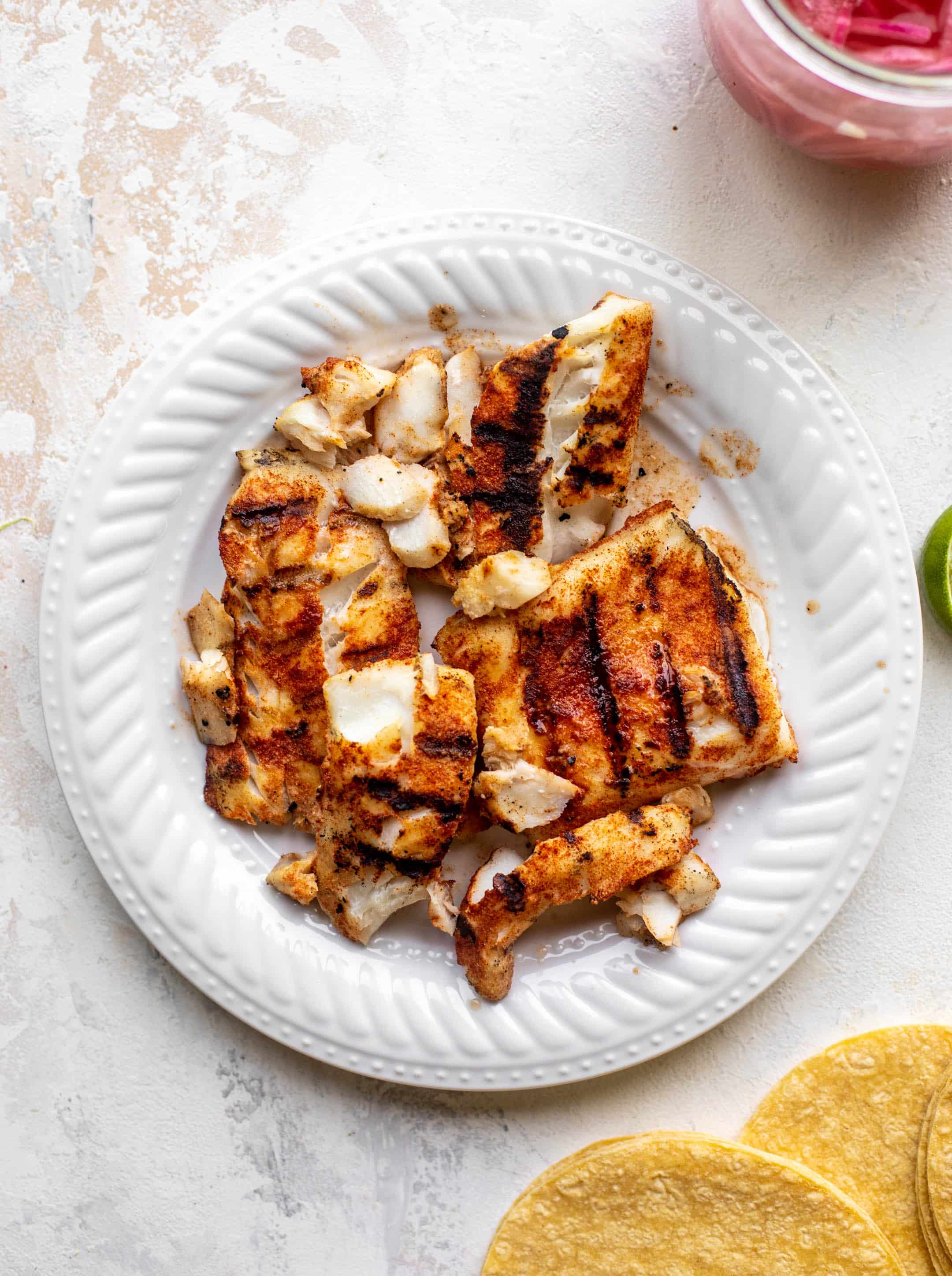 grilled fish for tacos