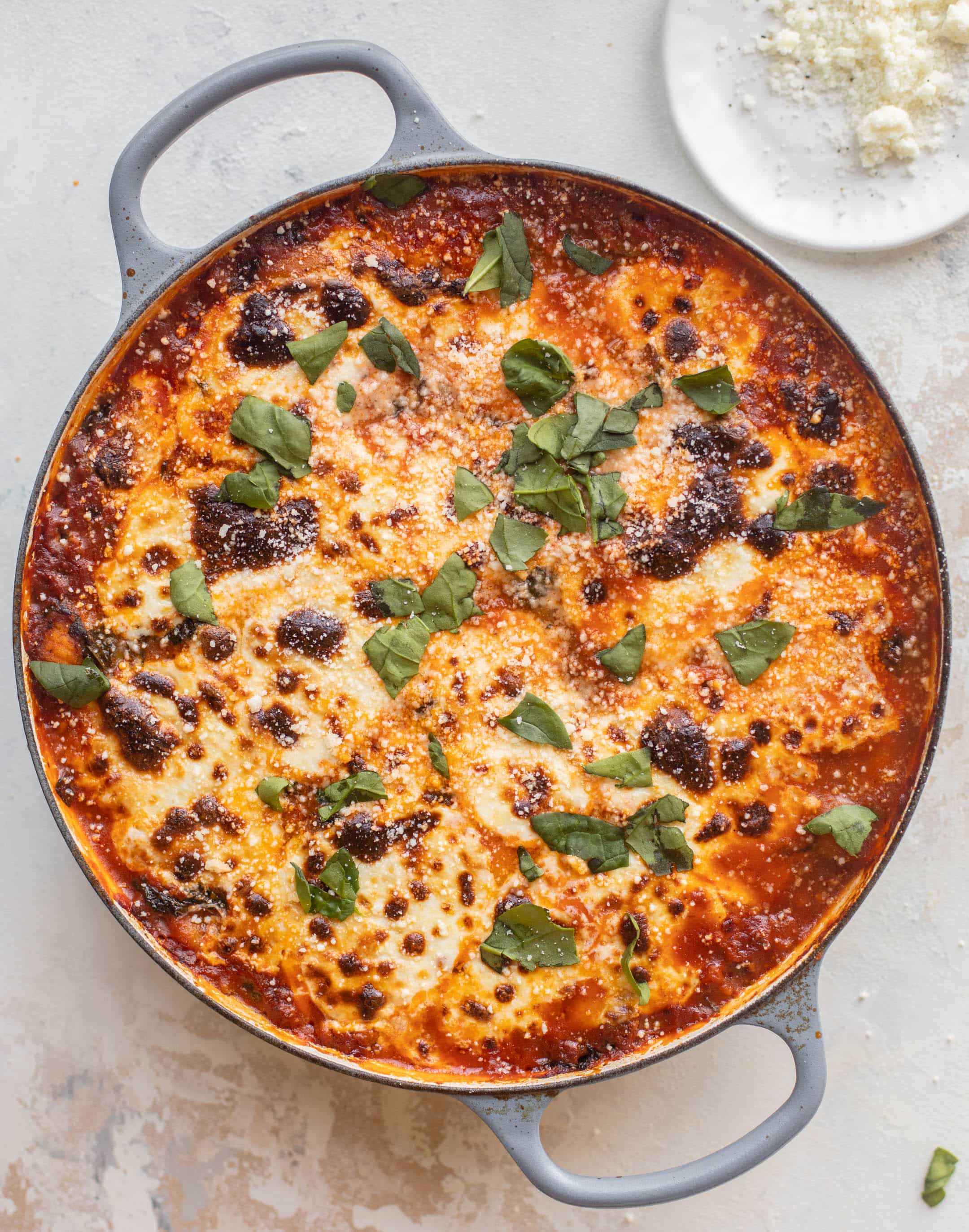 weeknight spinach baked gnocchi