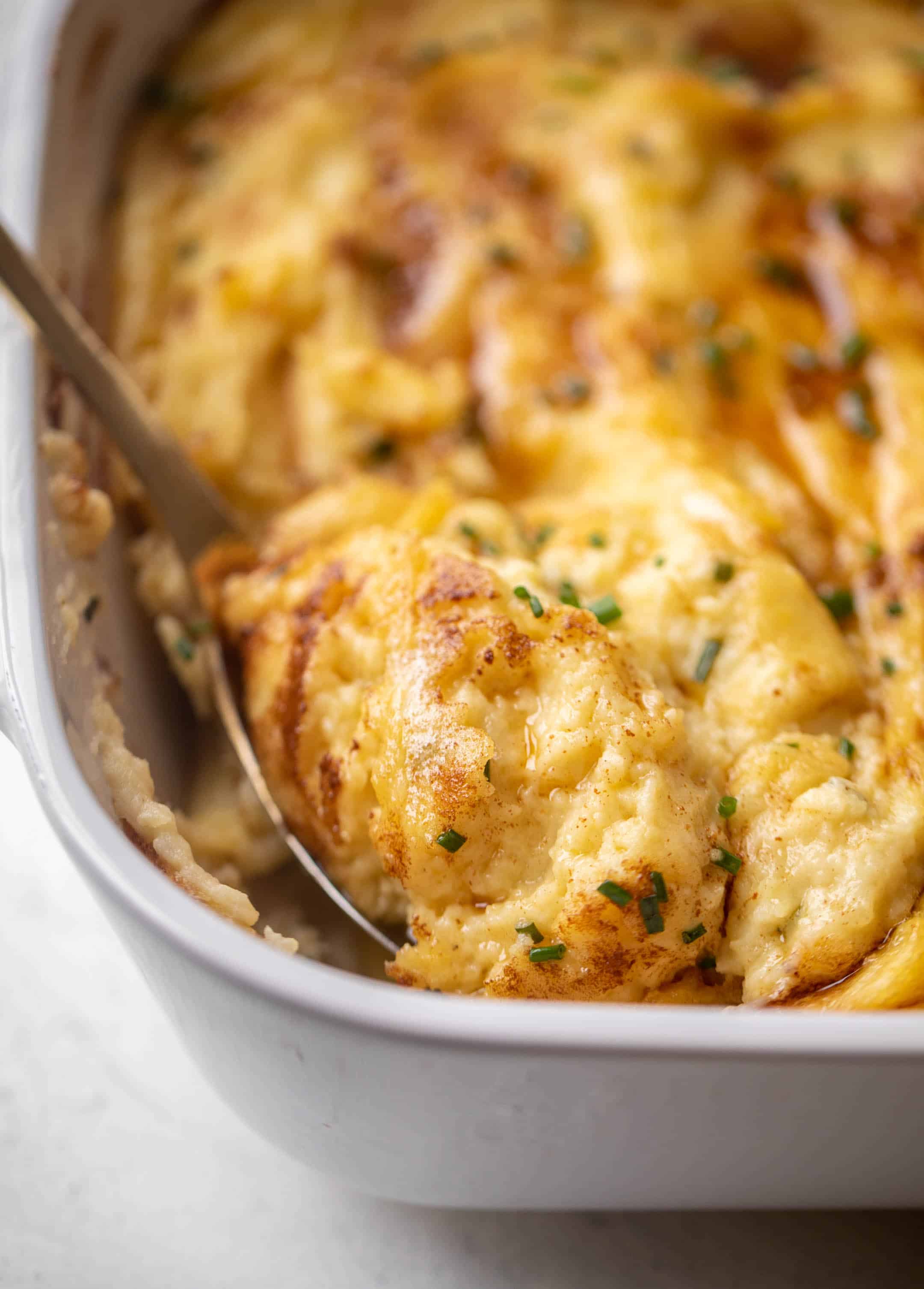 Mashed Potato Bake - Brown Butter and Herb Mashed Potatoes