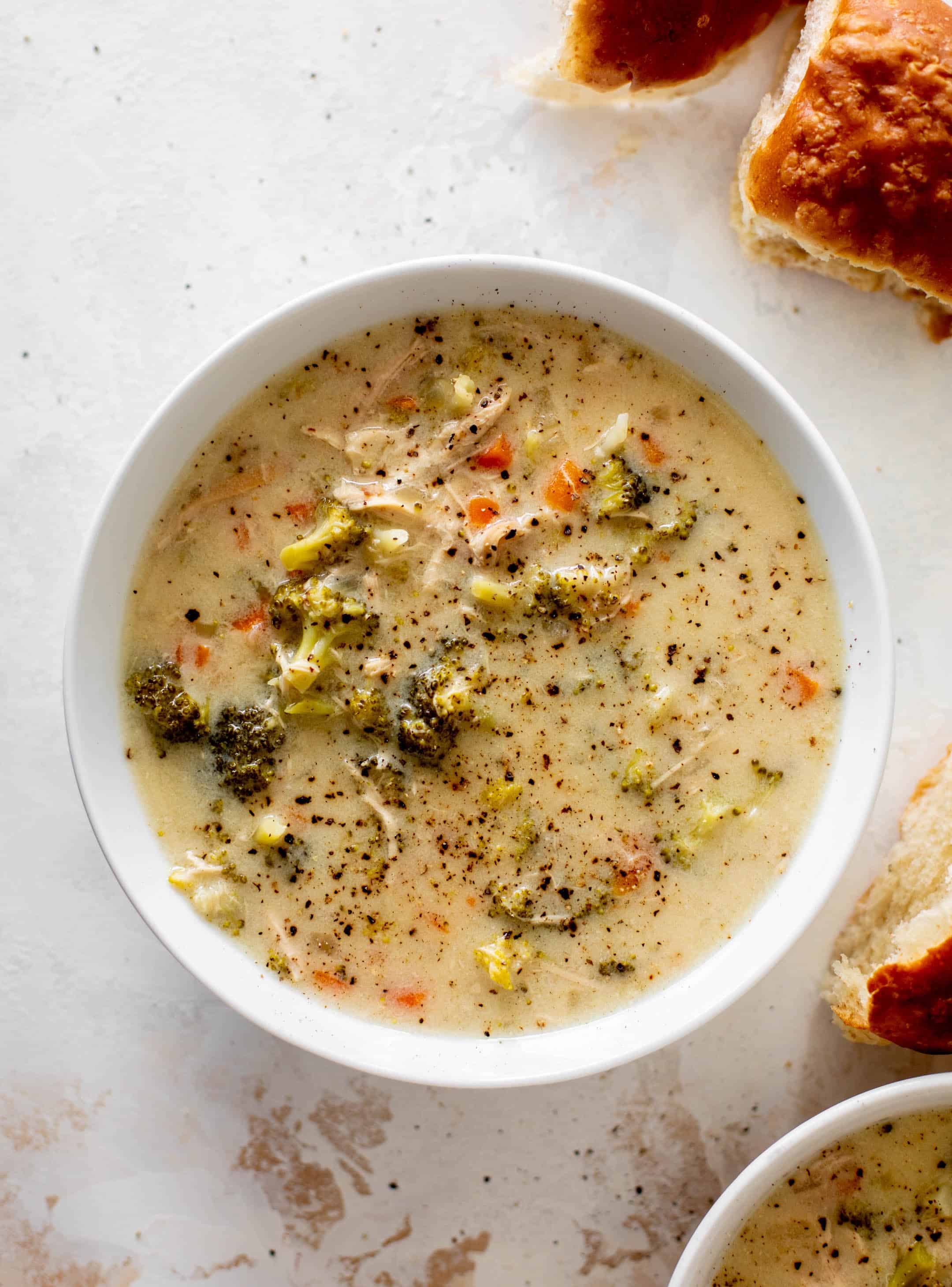 creamy chicken and broccoli soup