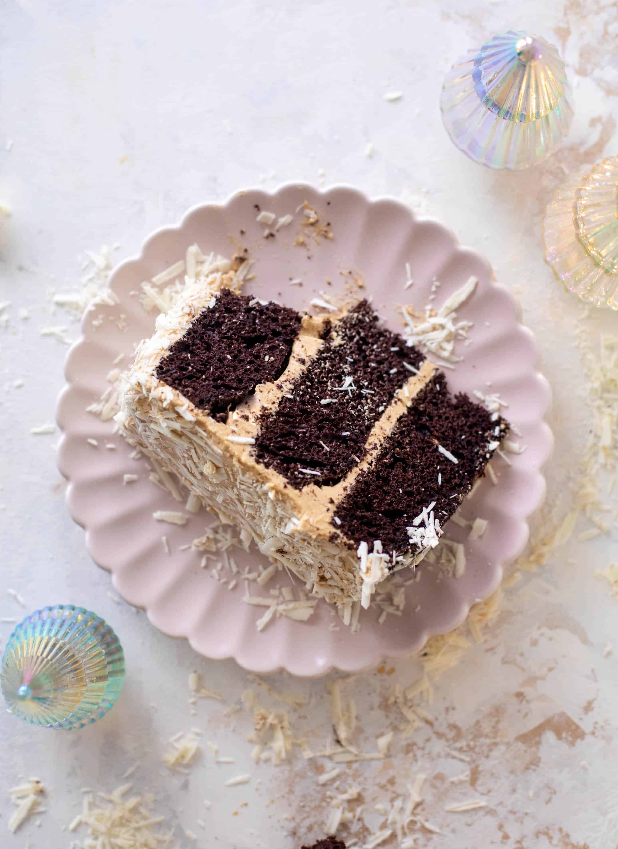 white chocolate mocha cake