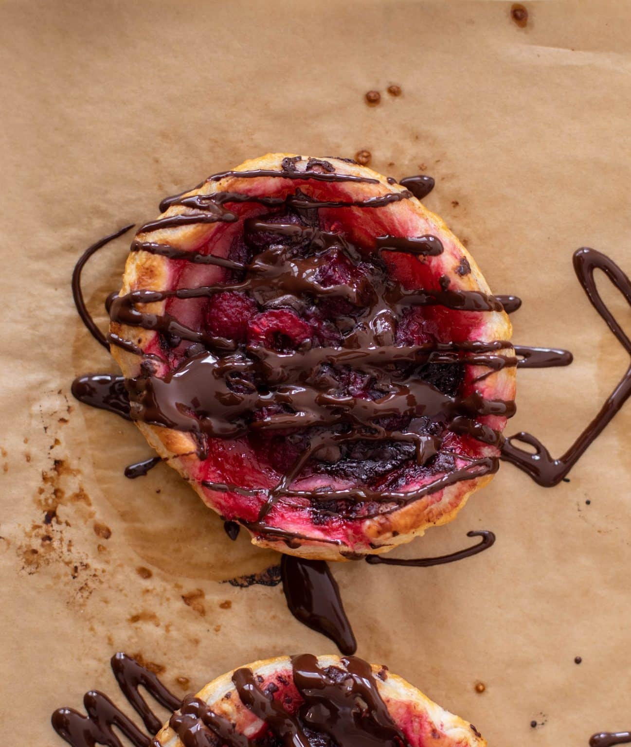 Puff Pastry Raspberry Pie Raspberry Puff Pastry Tarts with Dark Chocolate