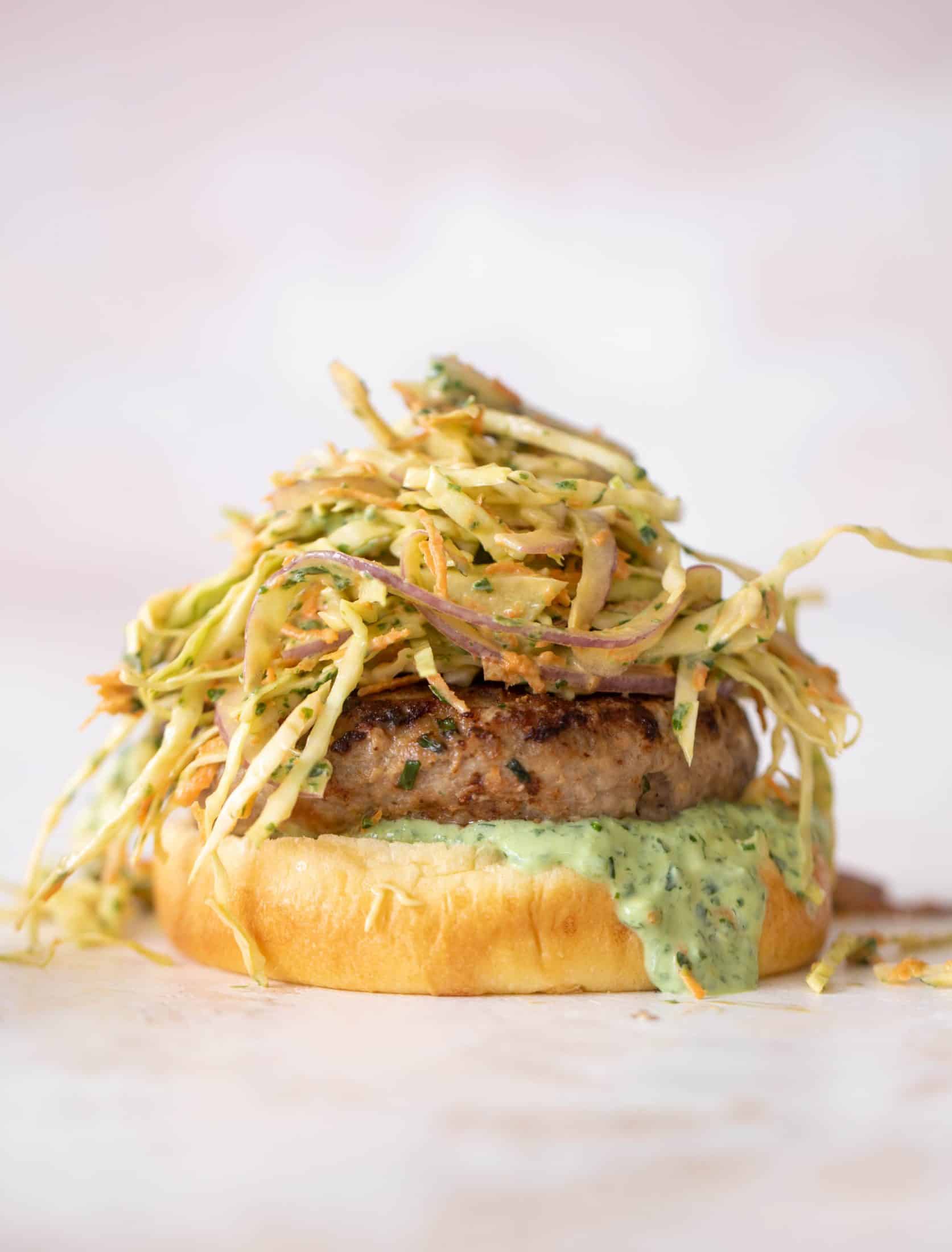 green goddess turkey burgers