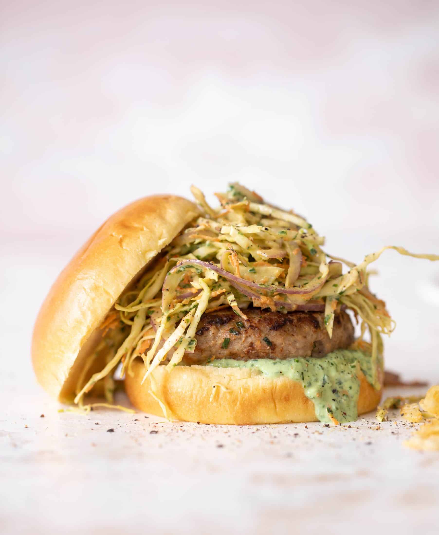 green goddess turkey burgers