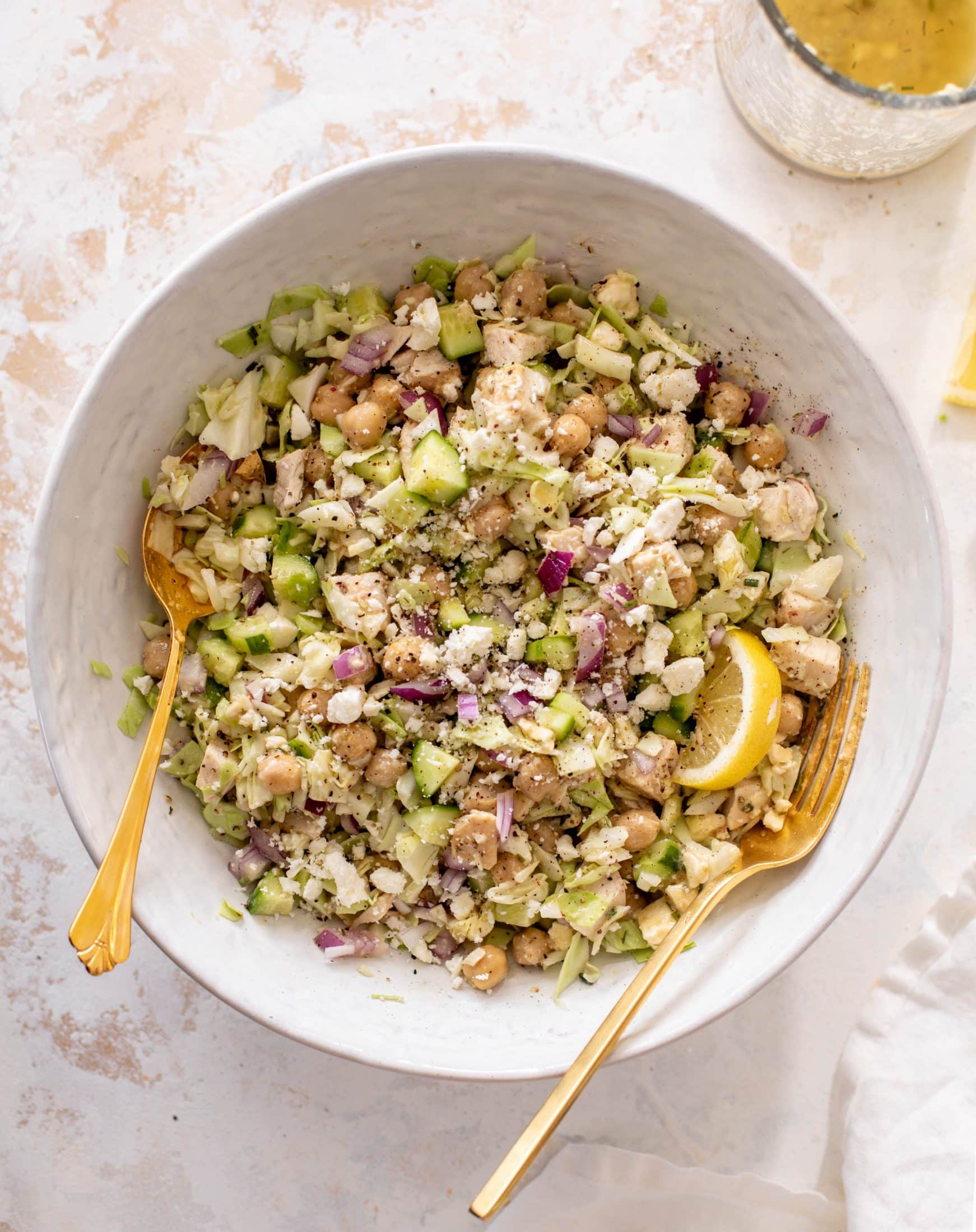 lemony chicken chopped salad