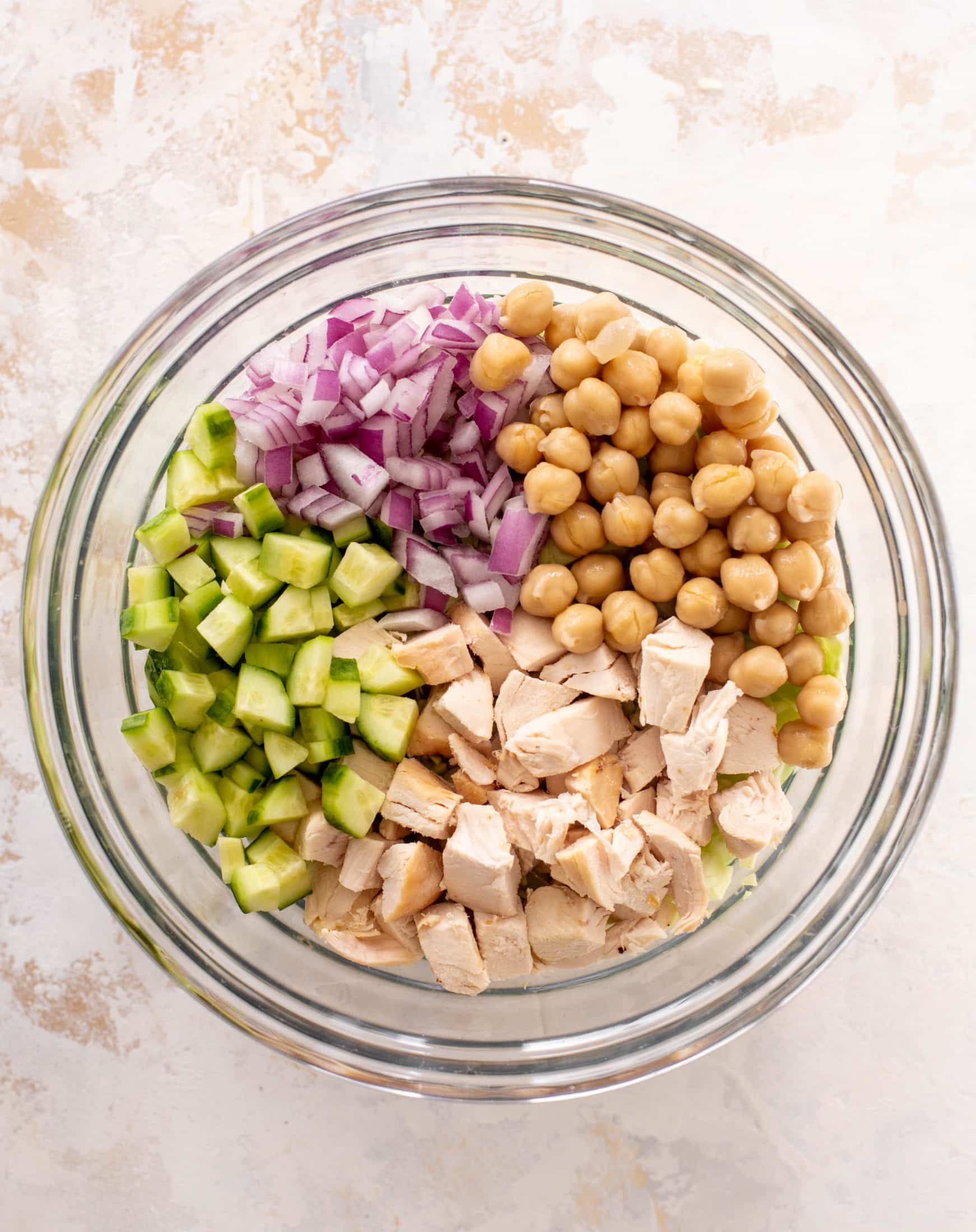 lemony chicken chopped salad