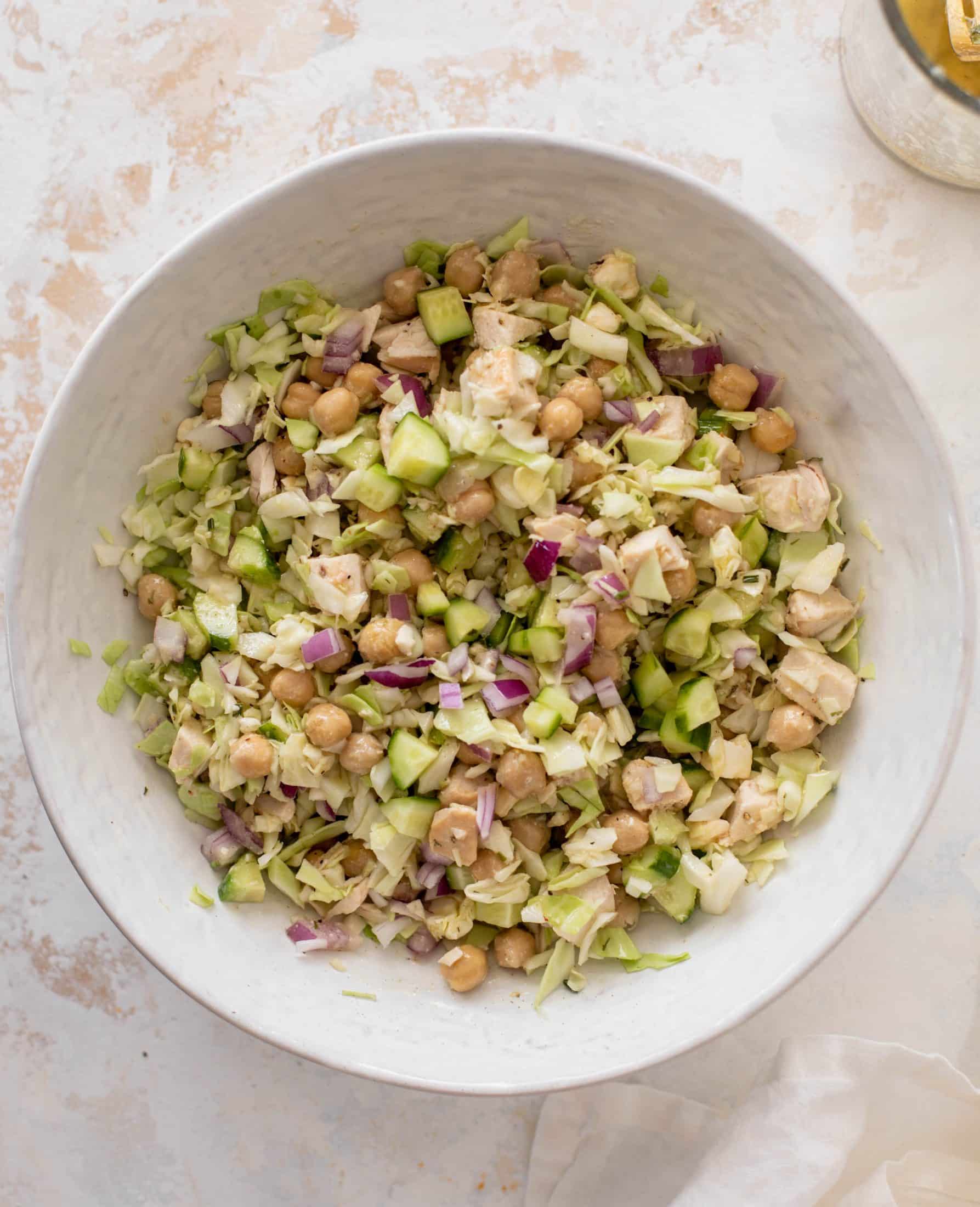 lemony chicken chopped salad