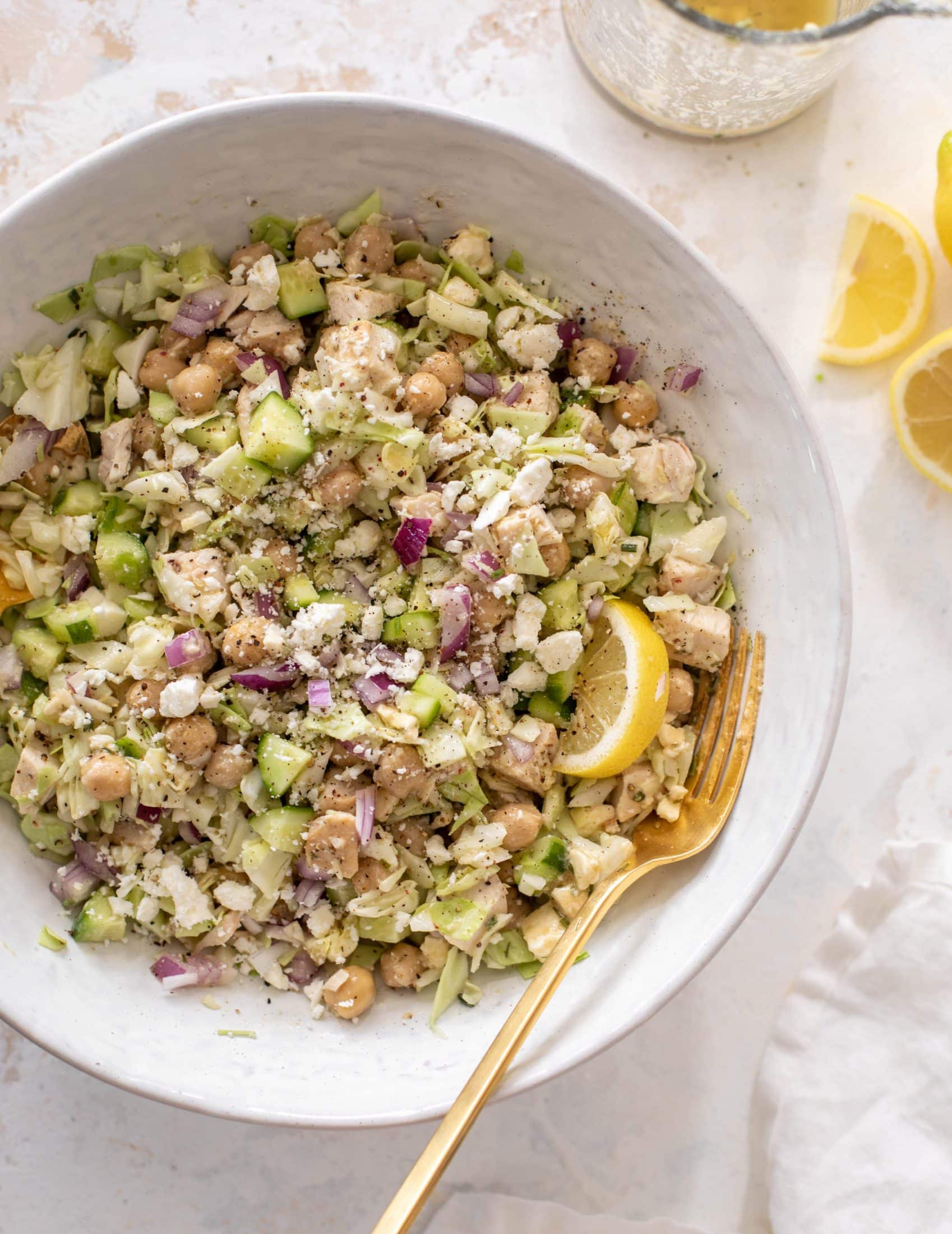 lemony chicken chopped salad