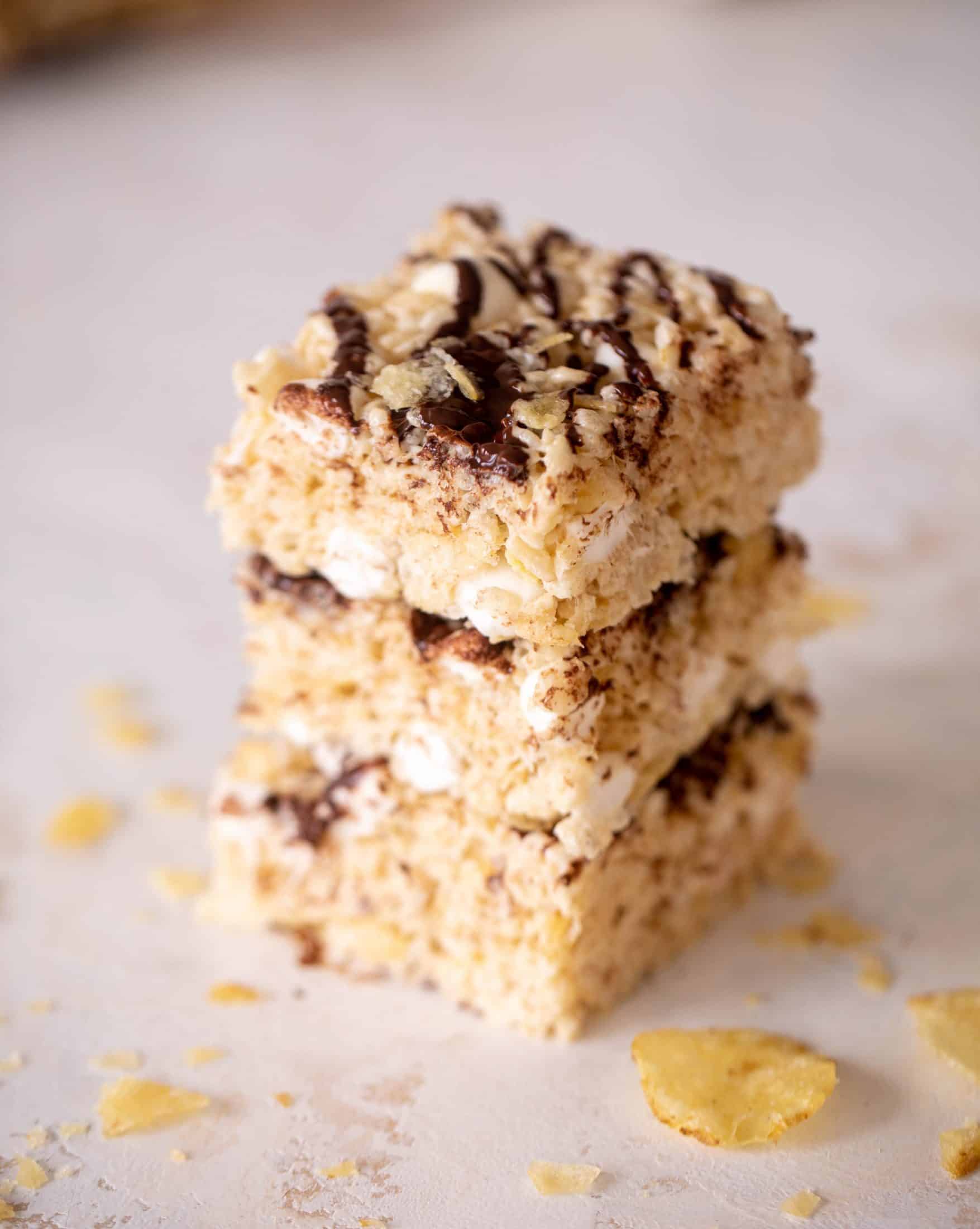 potato chip rice krispie treats