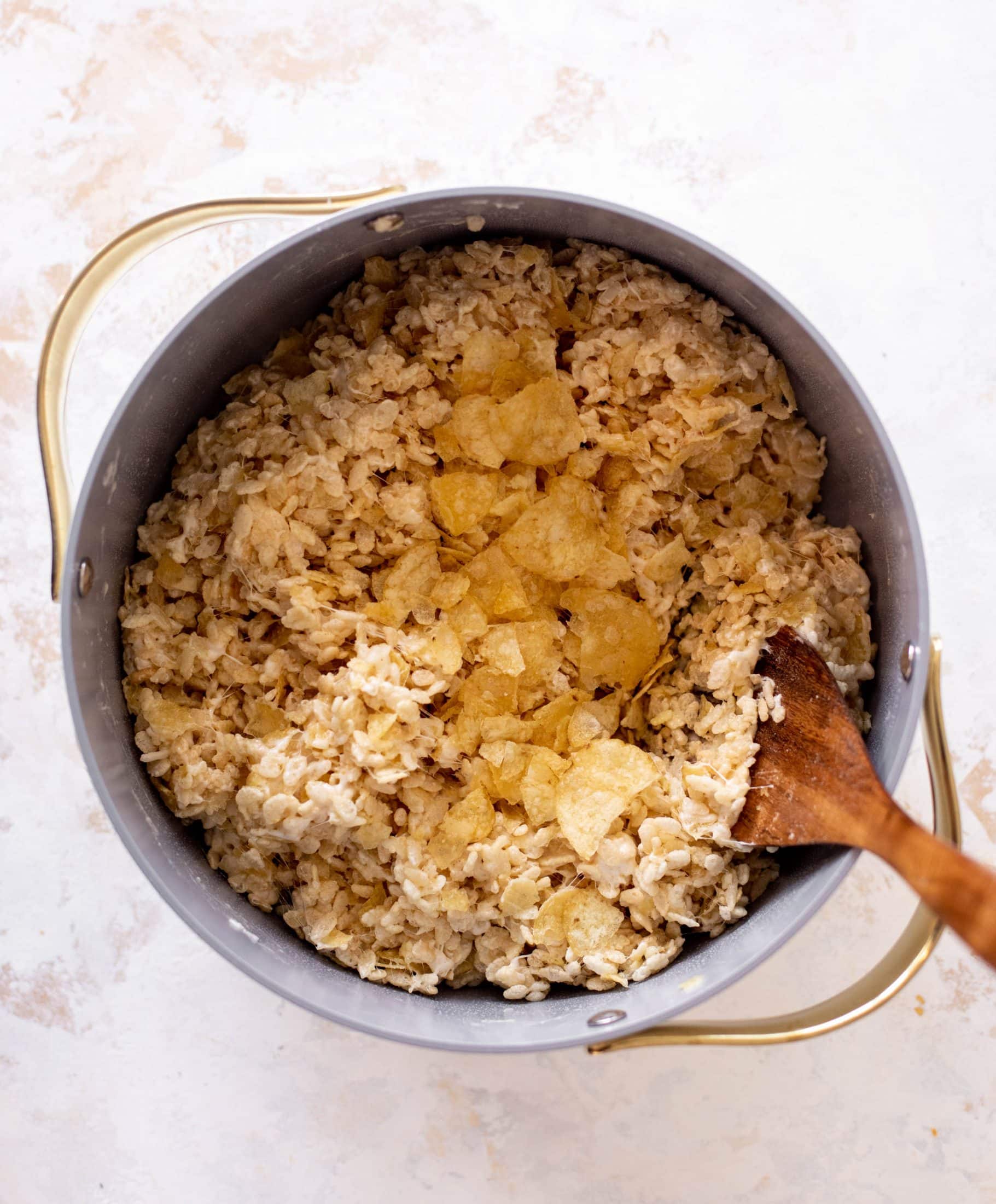 potato chip rice krispie treats