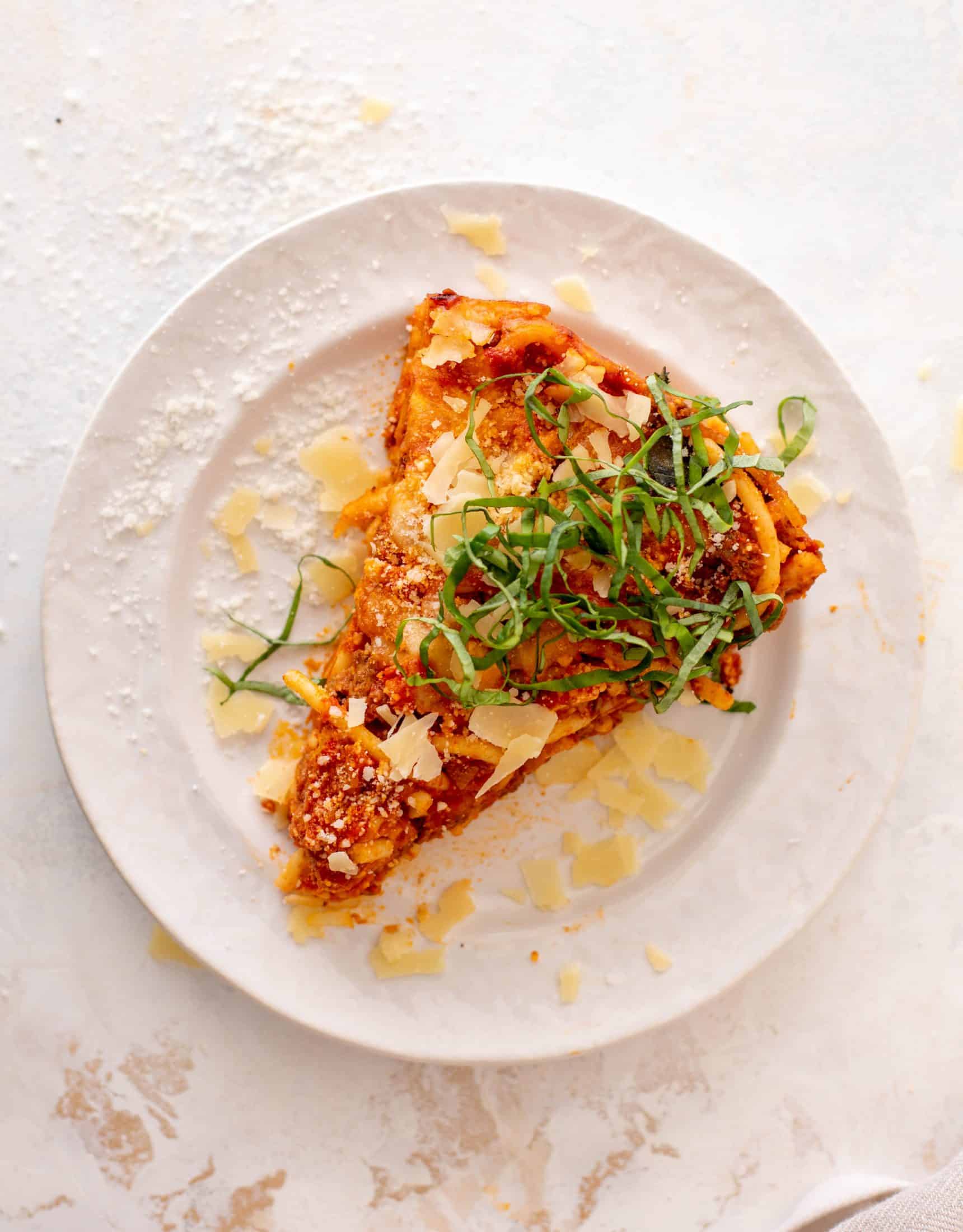 skillet bucatini pie