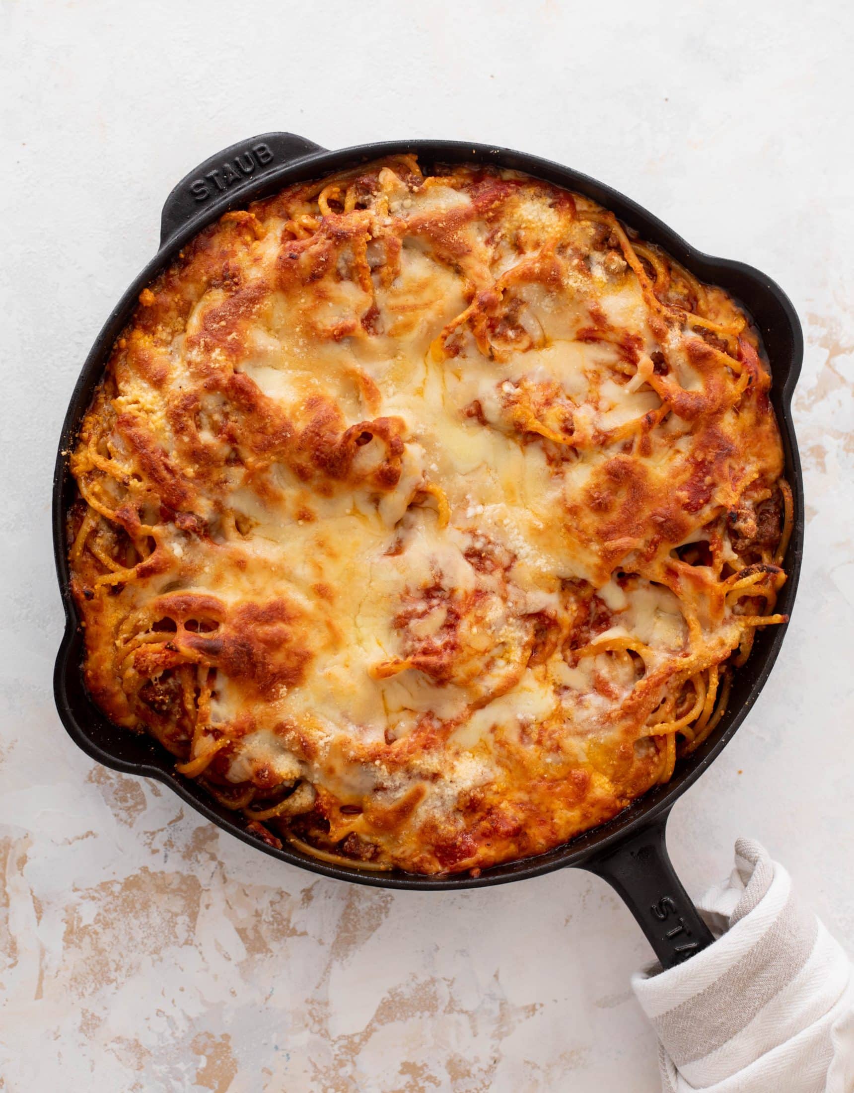 skillet bucatini pie