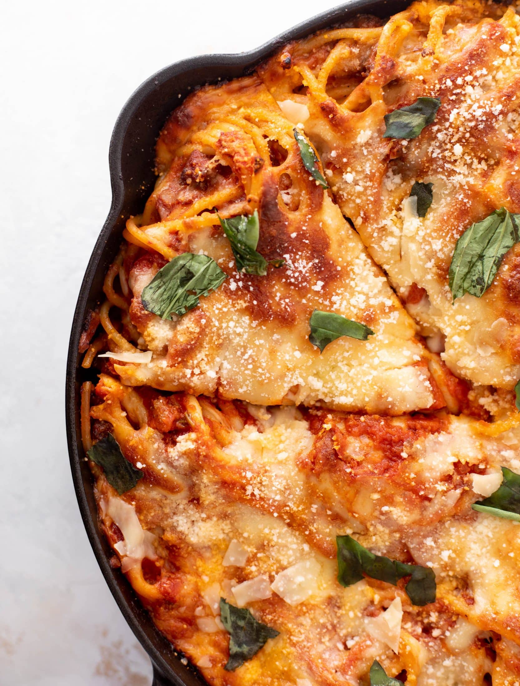 skillet bucatini pie