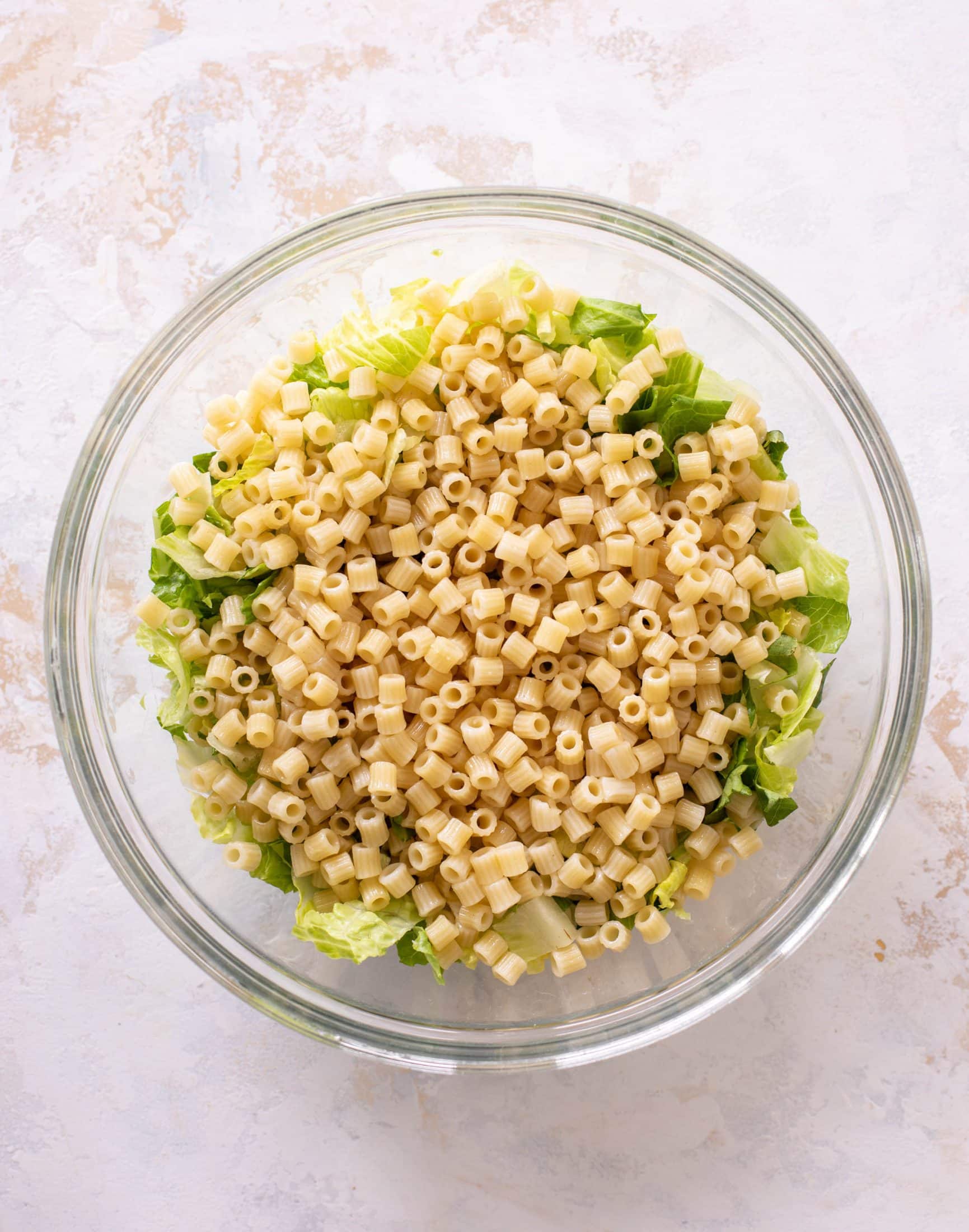 chopped BLT tiny pasta salad