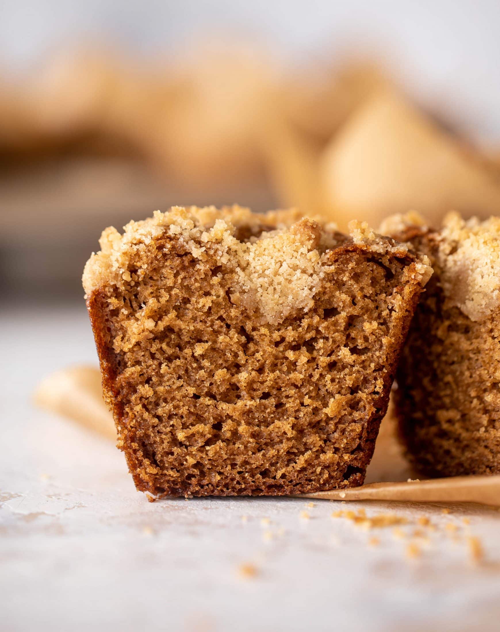 apple butter crumb muffins