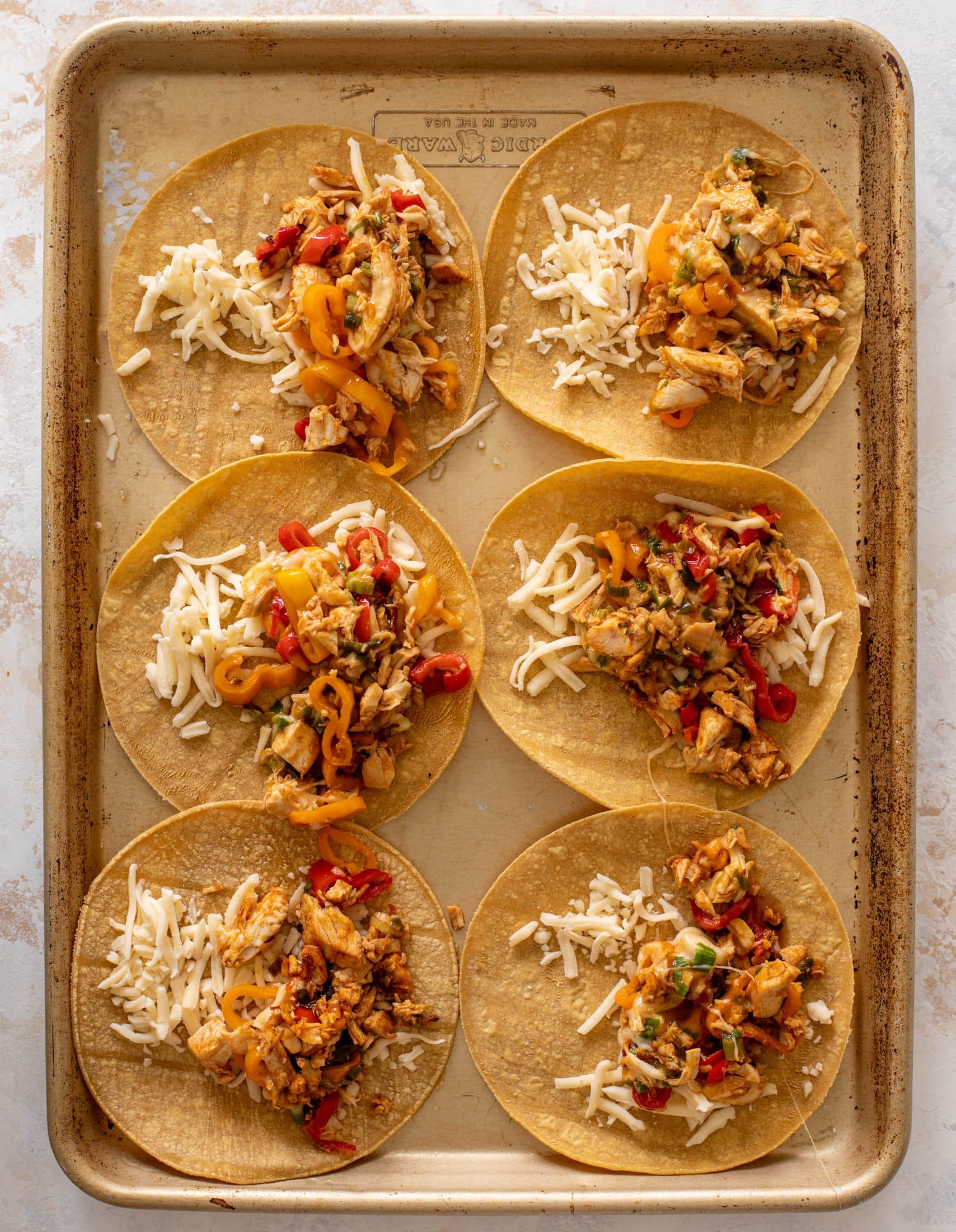 baked hot honey chicken tacos