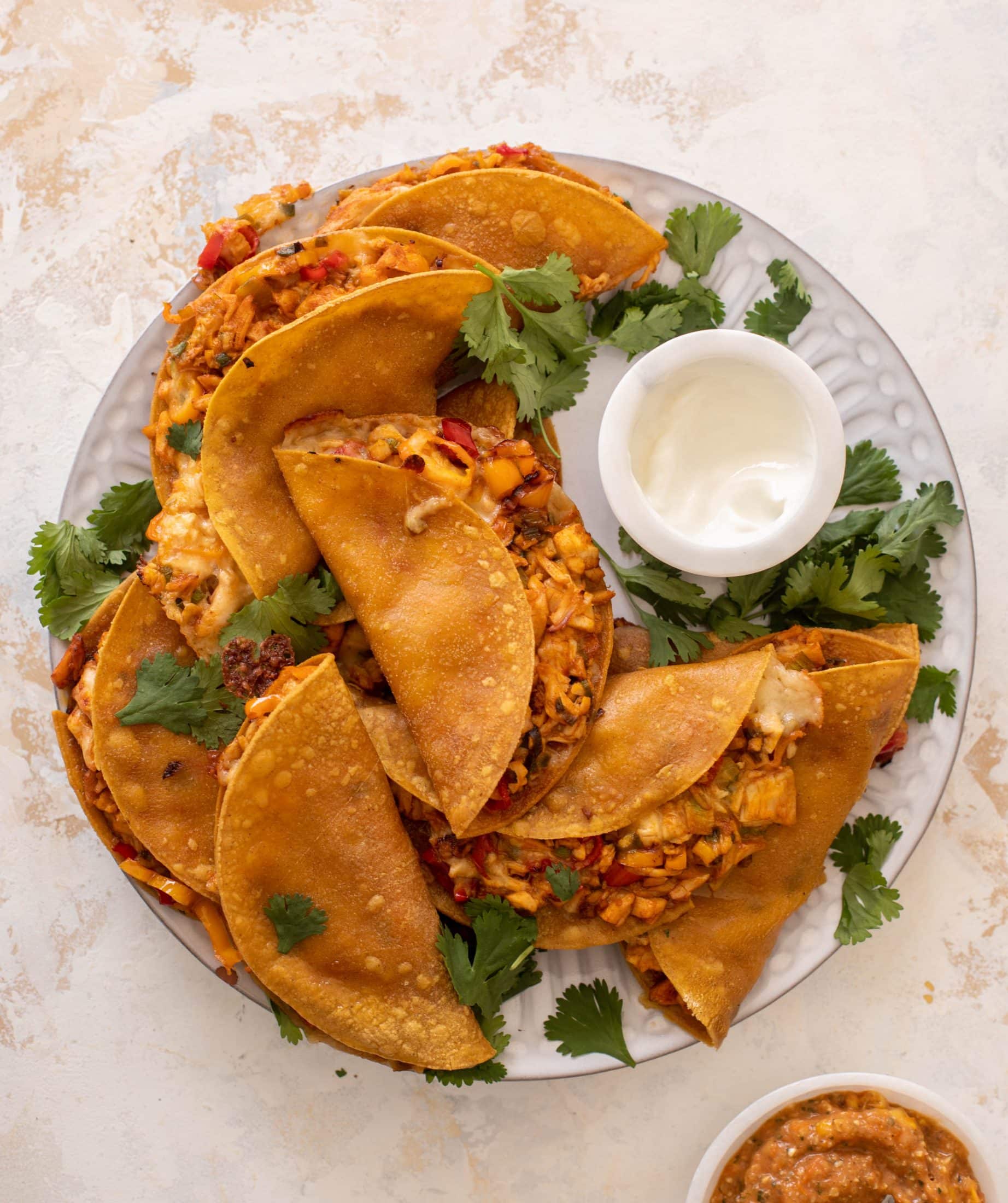 baked hot honey chicken tacos