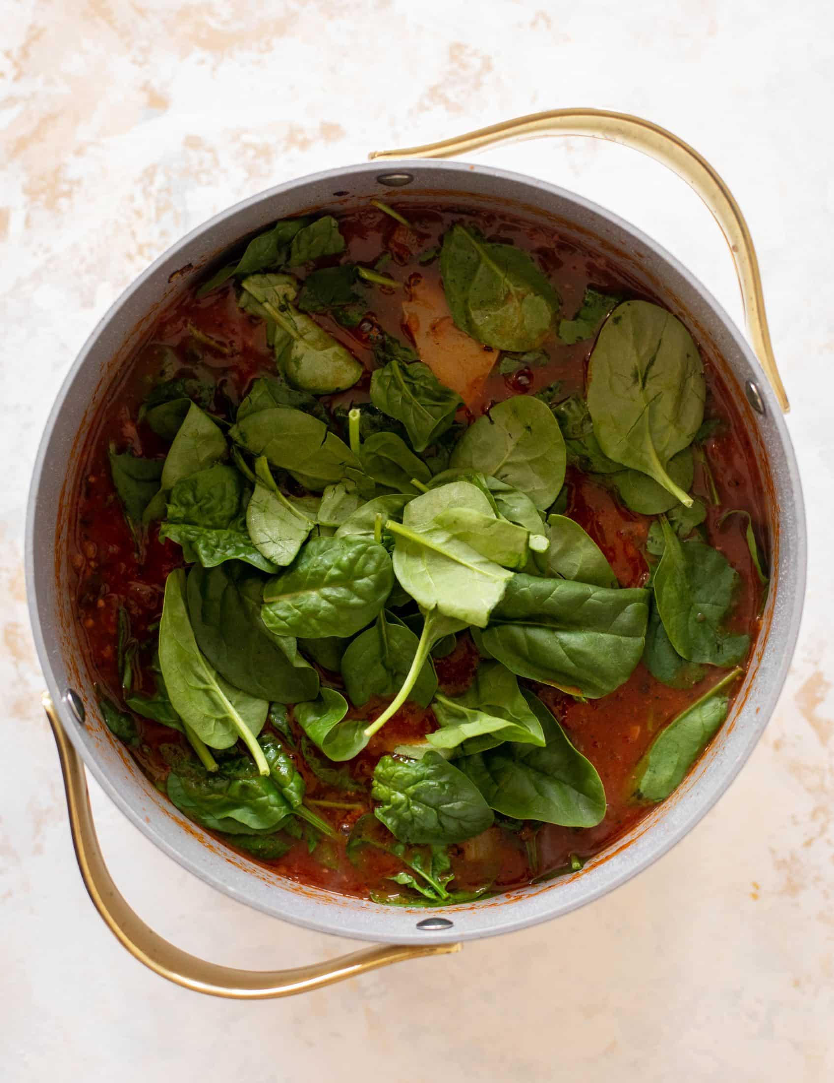 lasagna soup with cheesy ricotta toasts