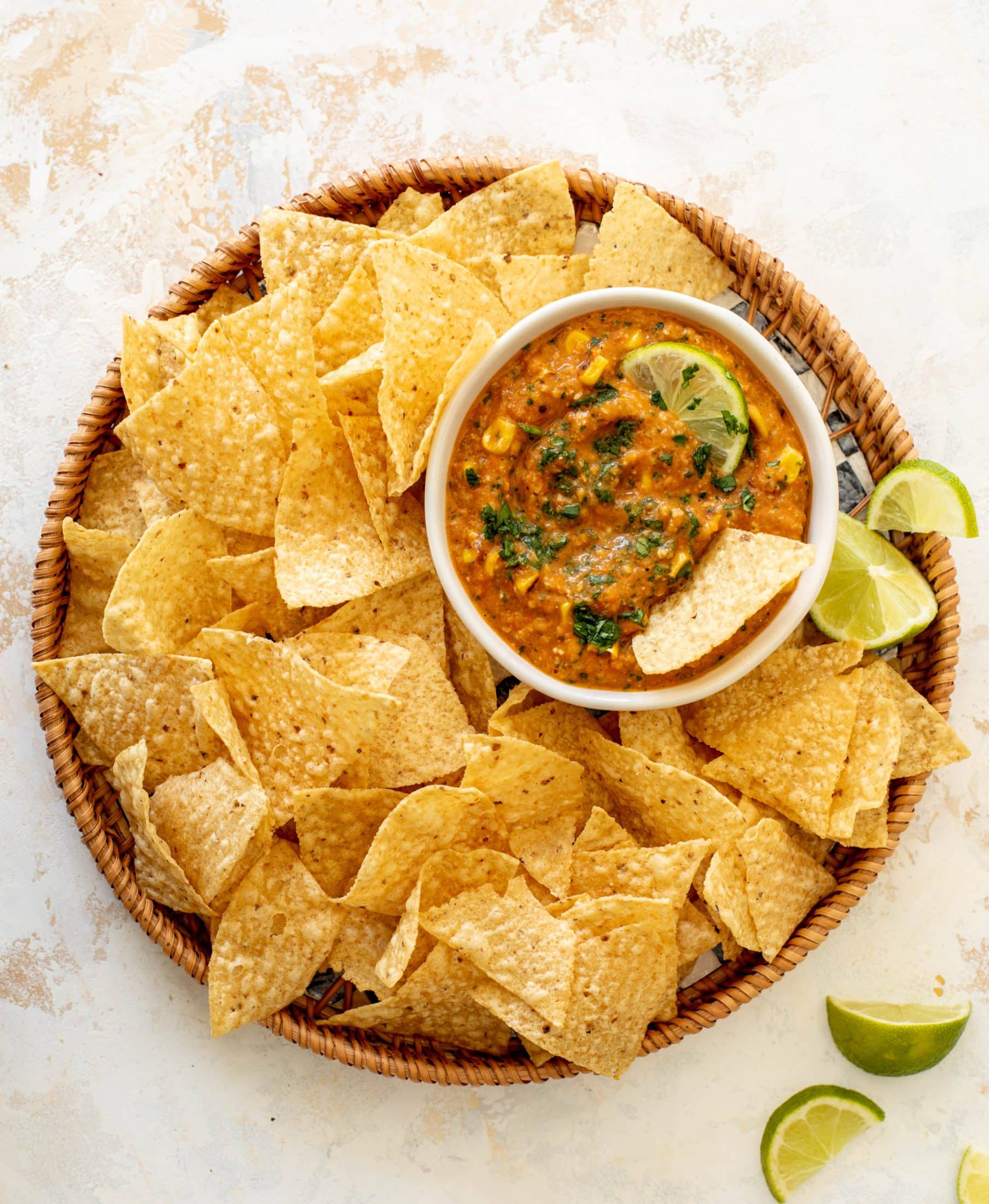 roasted tomato corn salsa