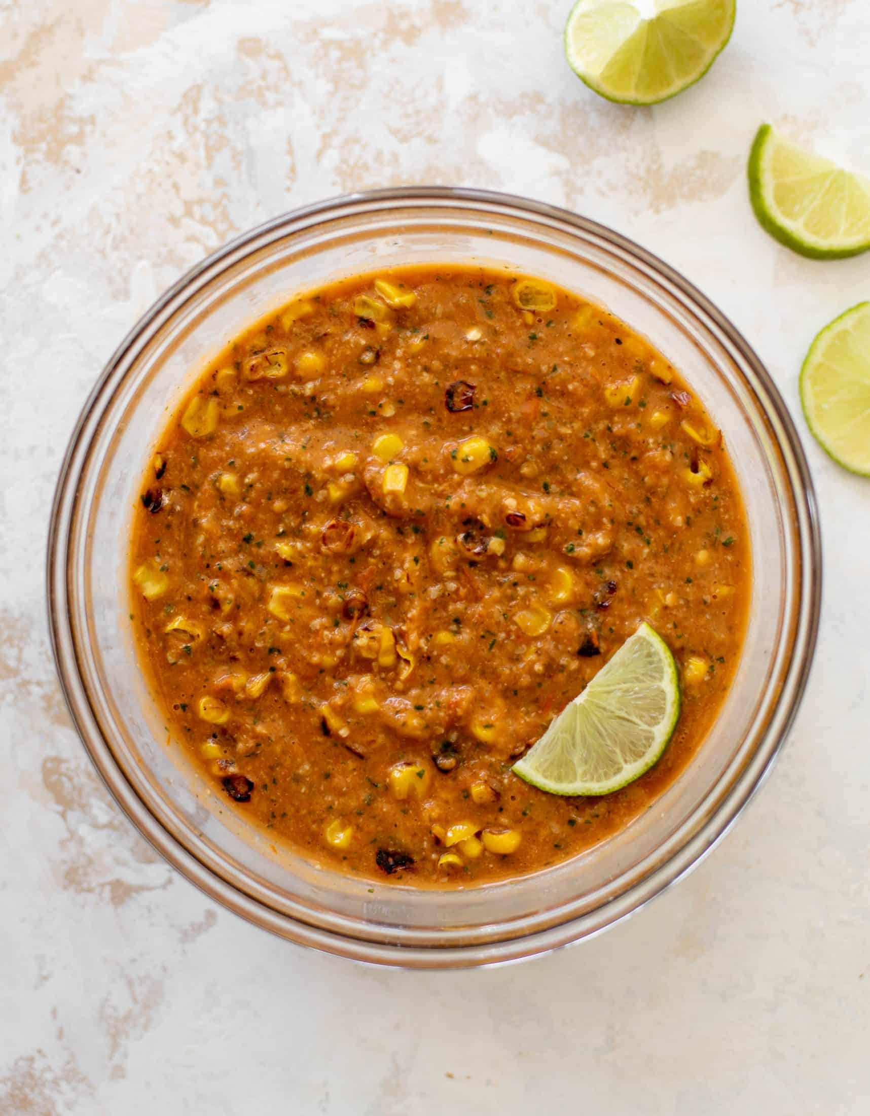 roasted tomato corn salsa