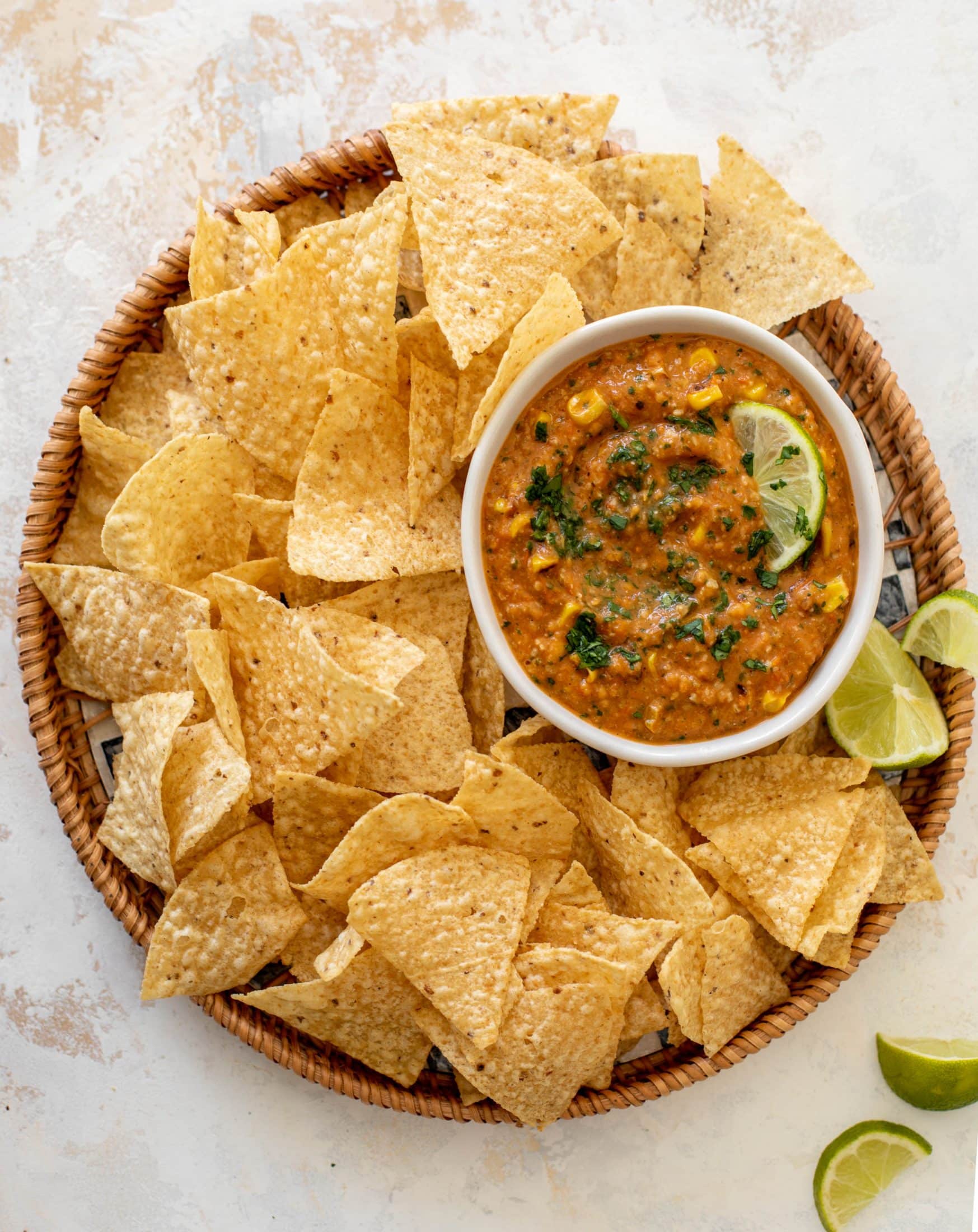 roasted tomato corn salsa